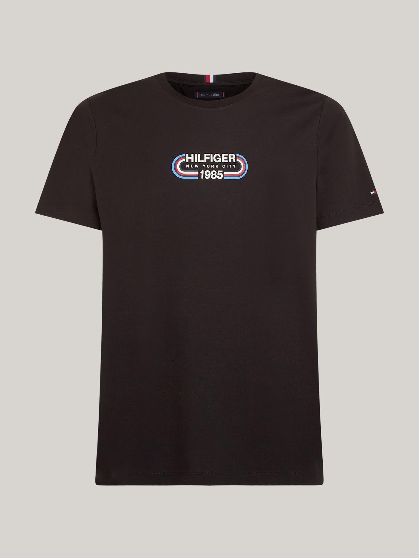 Polera Logo Archive Regular Fit Negro Tommy Hilfiger-1