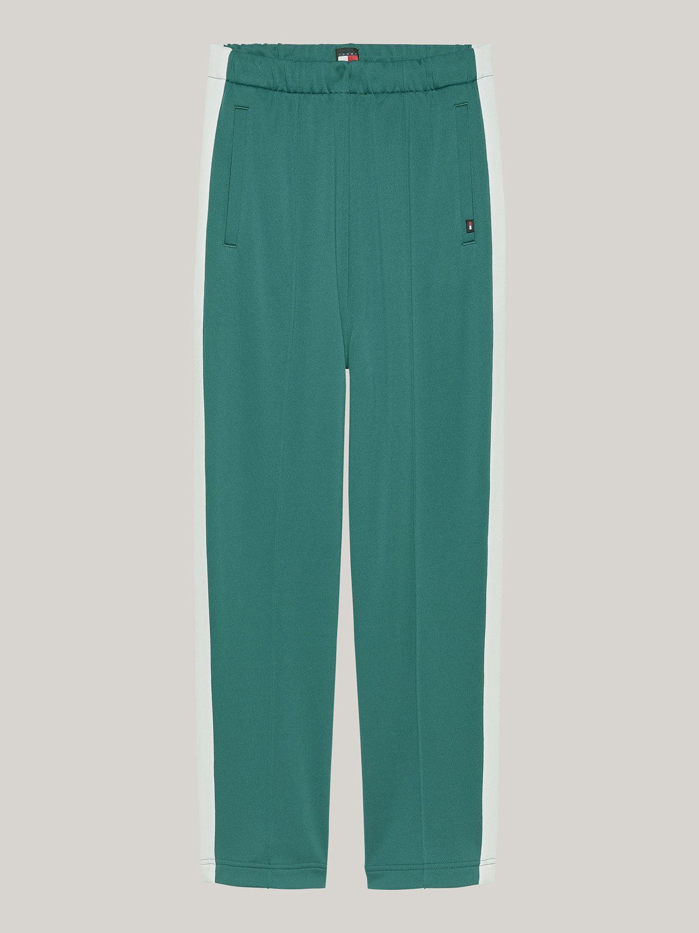 Jogger Varsity Stripe De Corte Cónico Verde Tommy Jeans-4