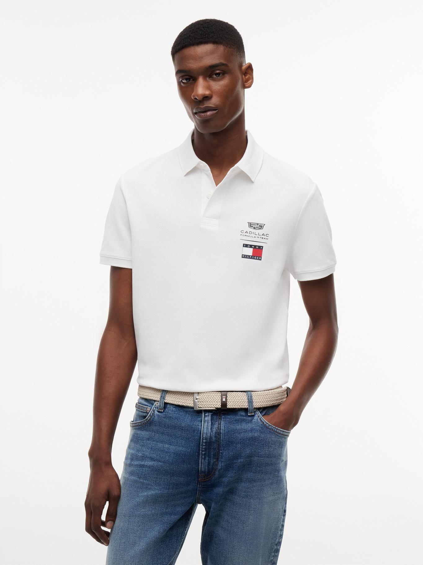 Polo TH x Cadillac F1 Regular Blanco Tommy Hilfiger-0