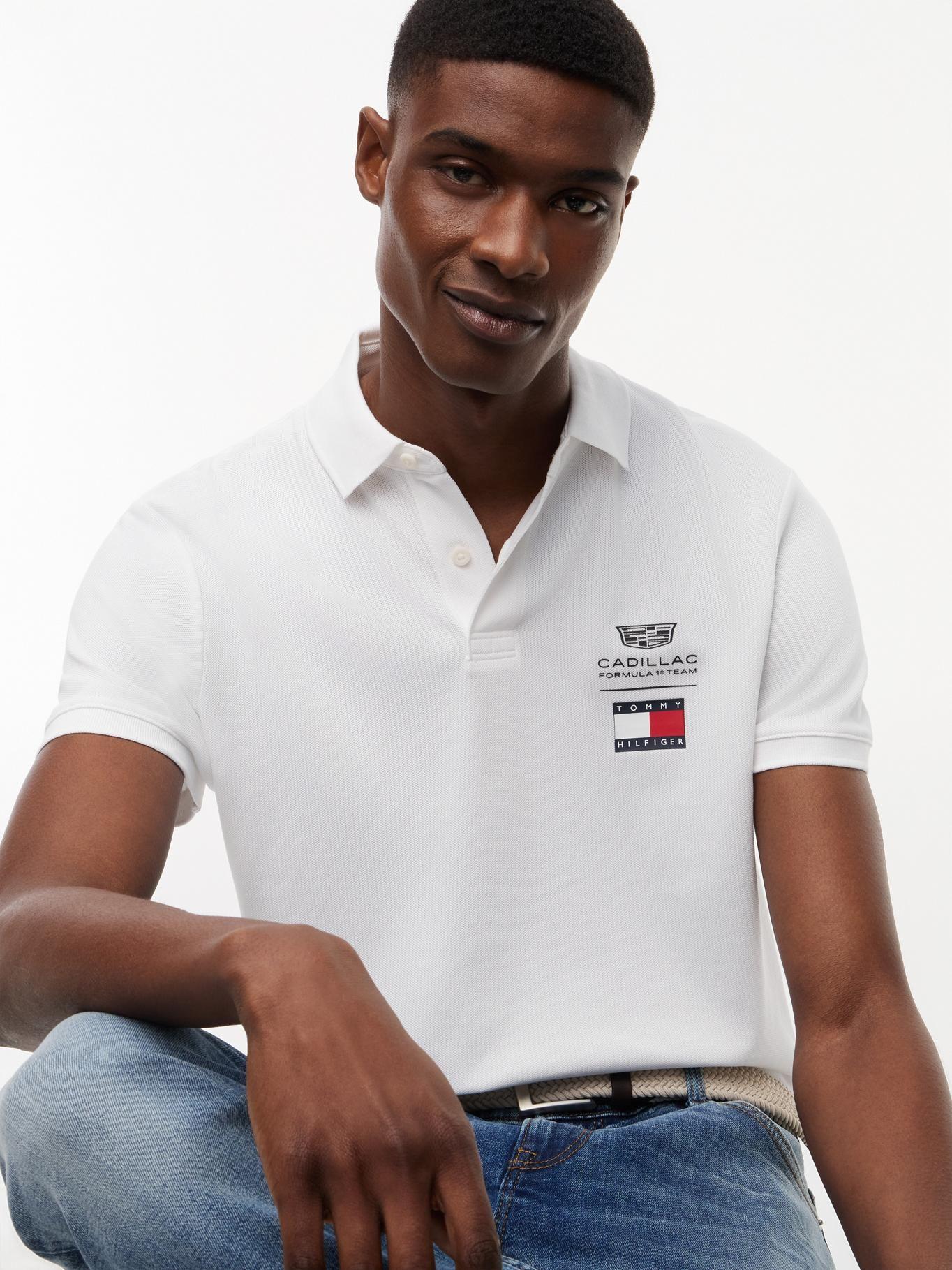 Polo TH x Cadillac F1 Regular Blanco Tommy Hilfiger-6