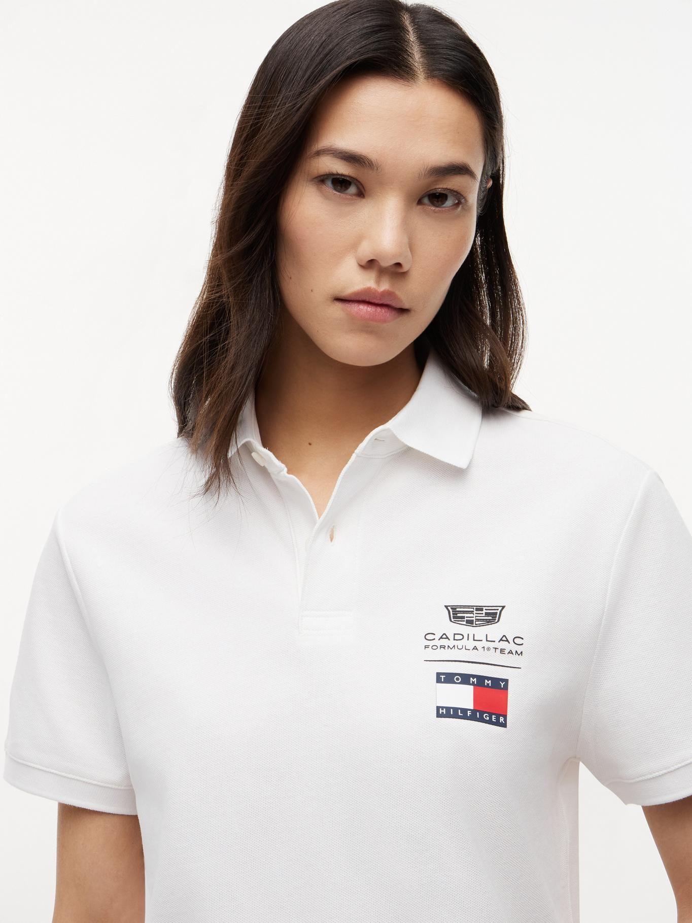 Polo TH x Cadillac F1 Regular Blanco Tommy Hilfiger-7
