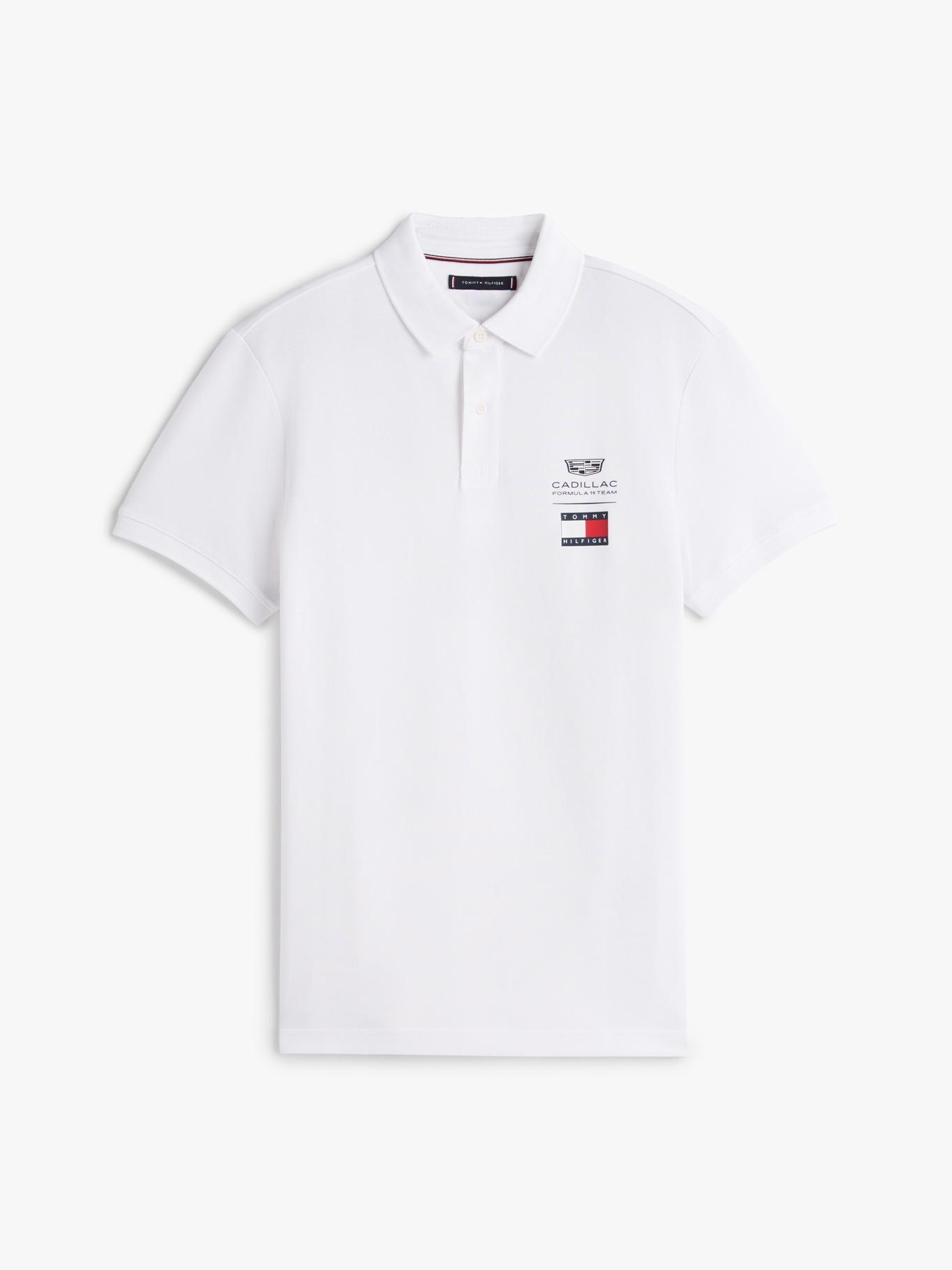 Polo TH x Cadillac F1 Regular Blanco Tommy Hilfiger-9
