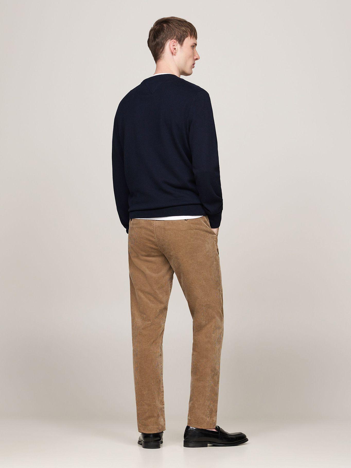 Sweater Pima Con Cachemira Con Logo Azul Tommy Hilfiger-2