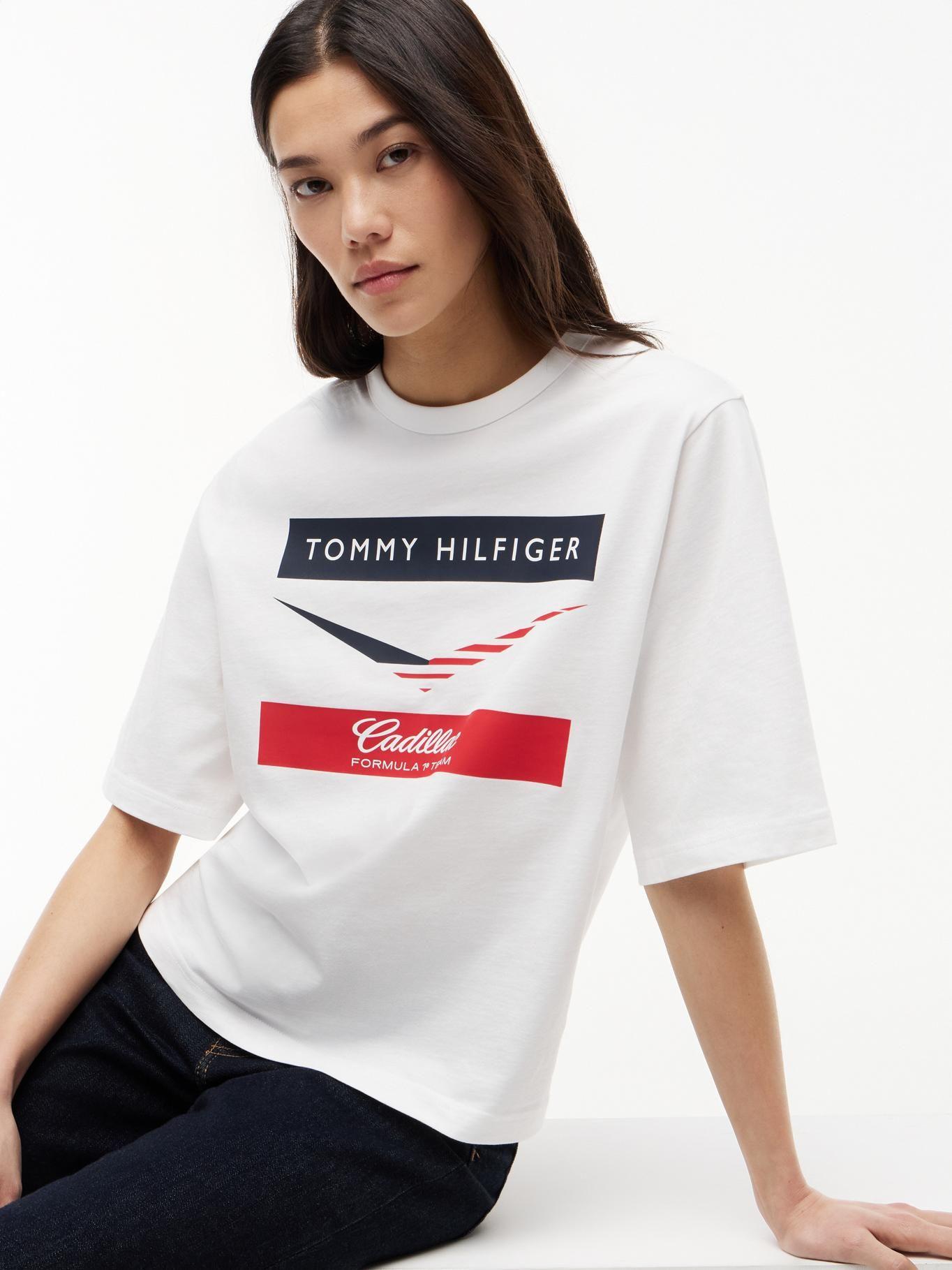 Polera TH x Cadillac F1® Relaxed Blanco Tommy Hilfiger-3