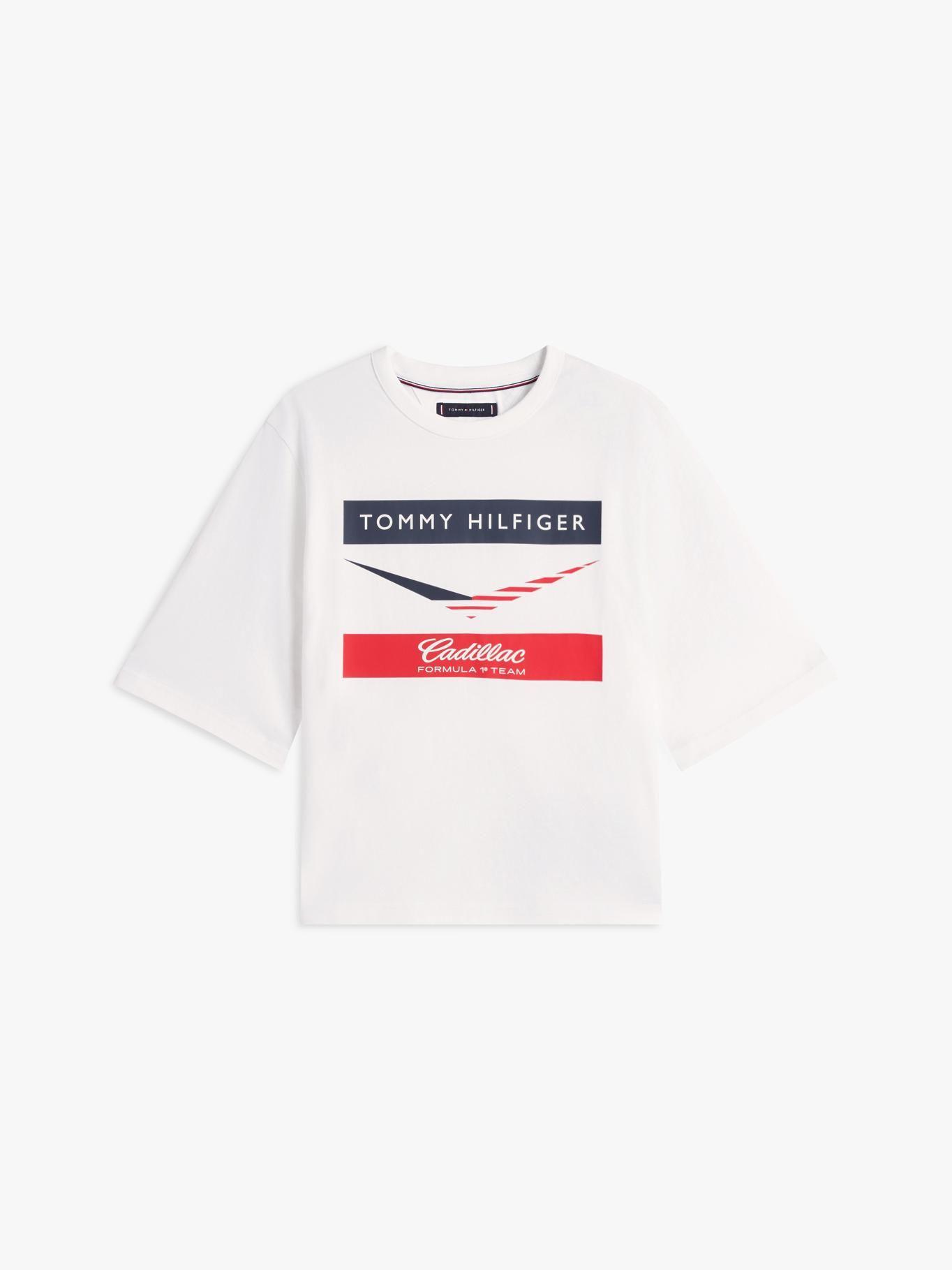 Polera TH x Cadillac F1® Relaxed Blanco Tommy Hilfiger-5
