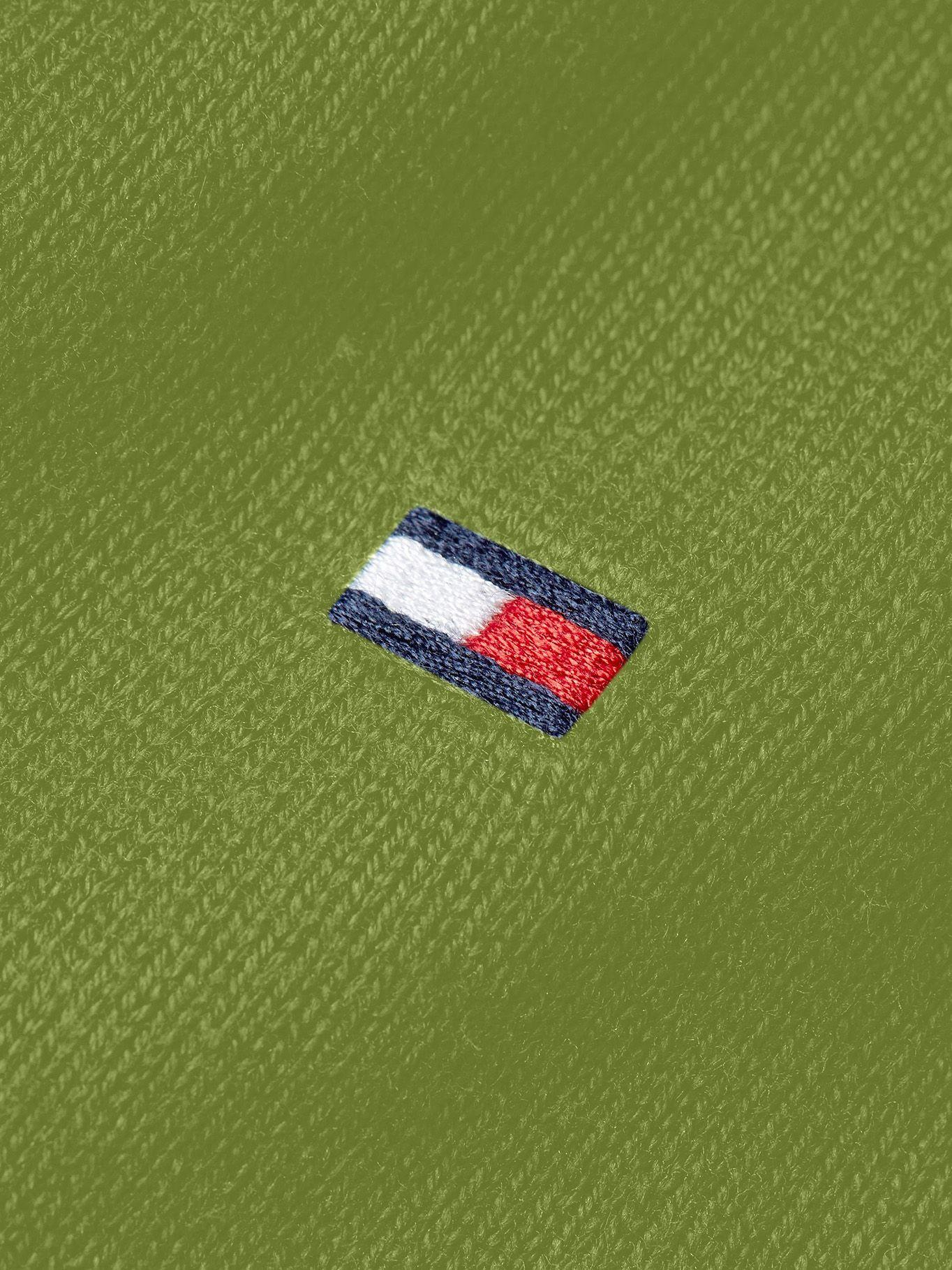 Sweater Básico Signature C-Neck Verde Tommy Hilfiger-3