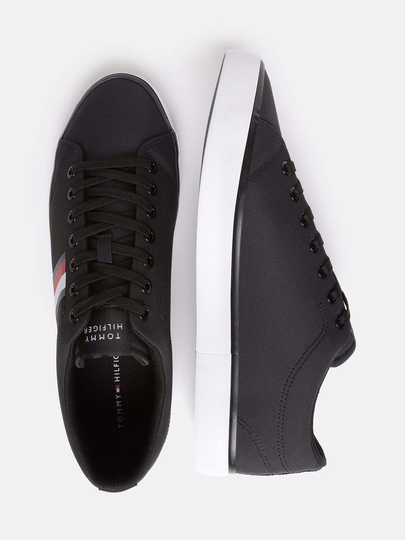Zapatillas Con Logo En La Cinta Negro Tommy Hilfiger-2