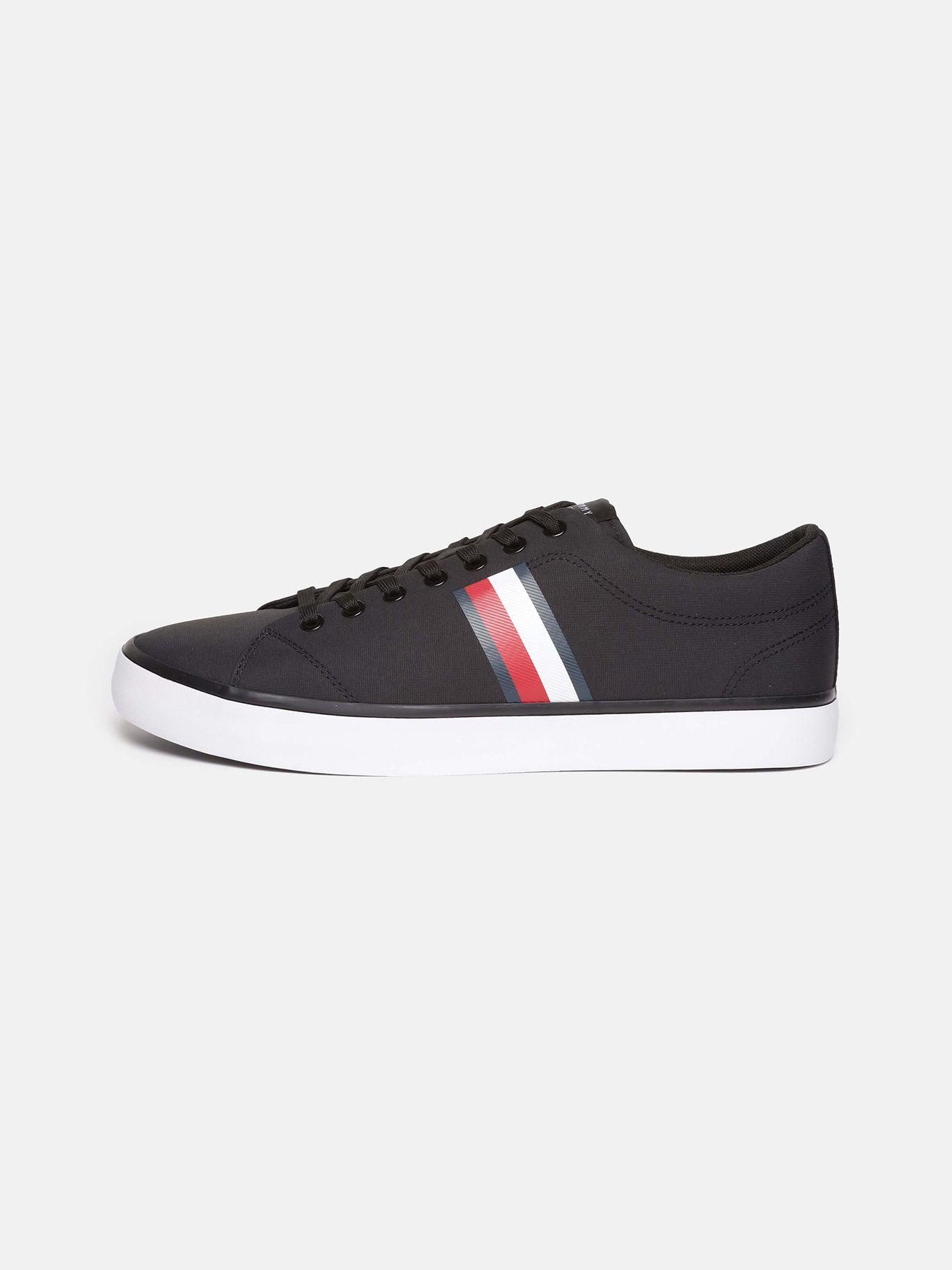 Zapatillas Con Logo En La Cinta Negro Tommy Hilfiger-3