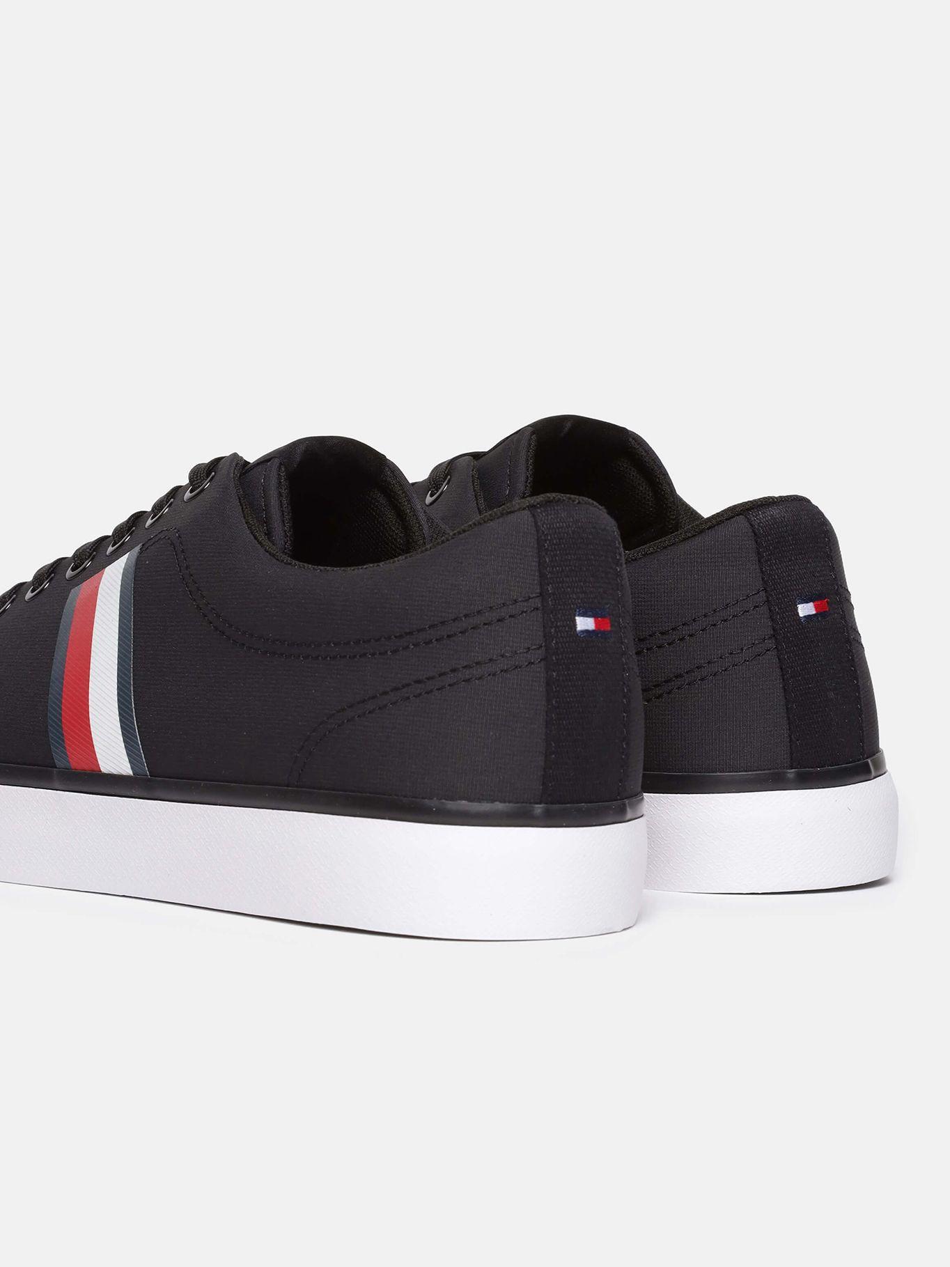 Zapatillas Con Logo En La Cinta Negro Tommy Hilfiger-5