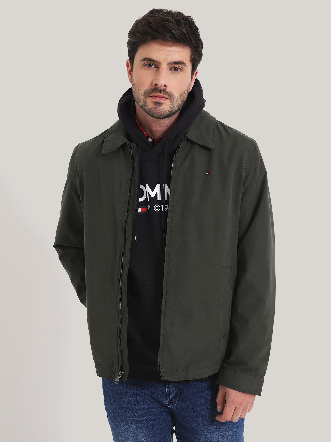 Chaqueta Classic Laydown Con Logo Verde Tommy Hilfiger-0
