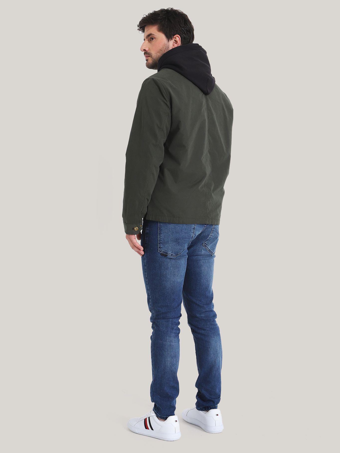 Chaqueta Classic Laydown Con Logo Verde Tommy Hilfiger-2
