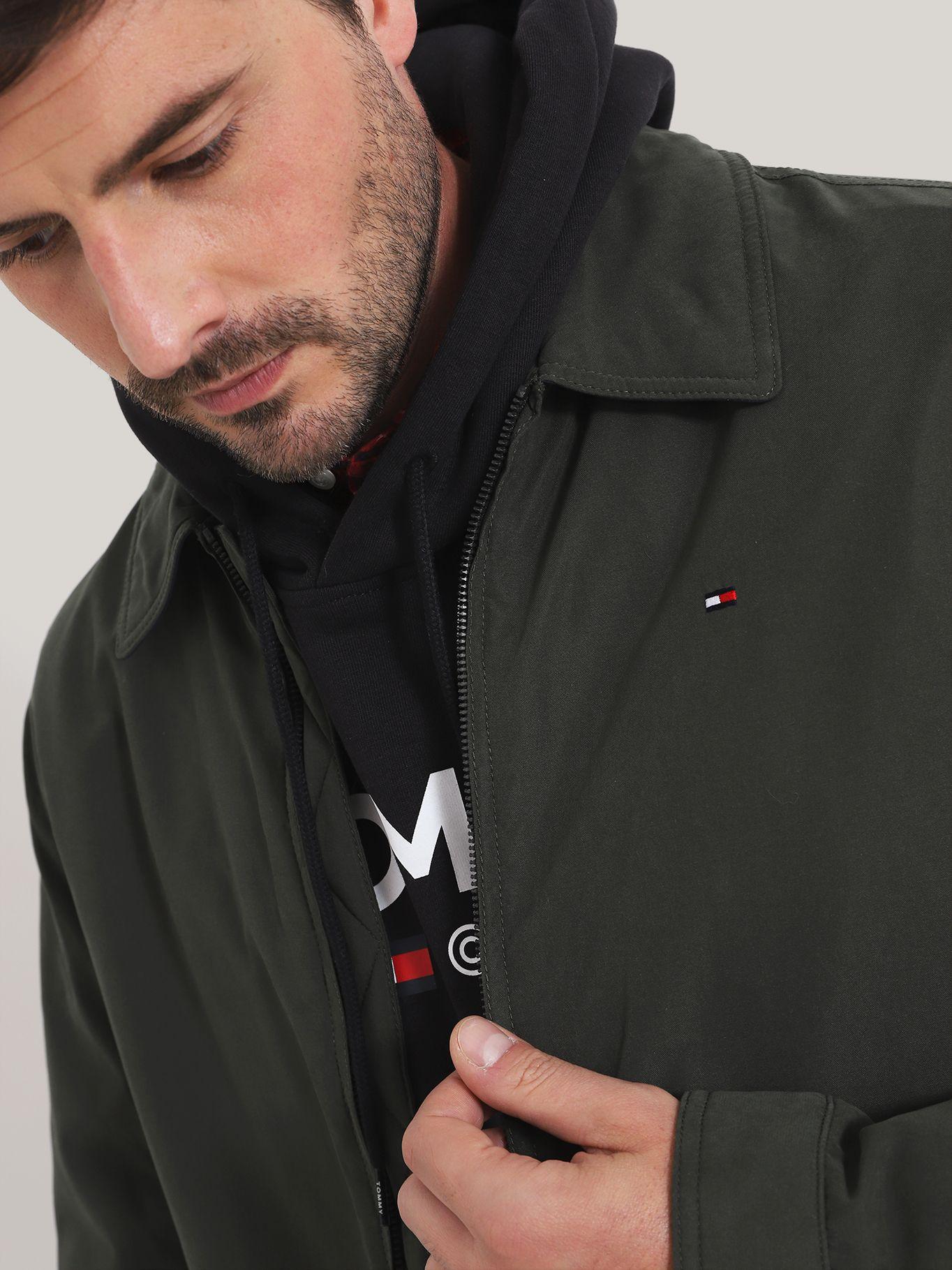 Chaqueta Classic Laydown Con Logo Verde Tommy Hilfiger-3