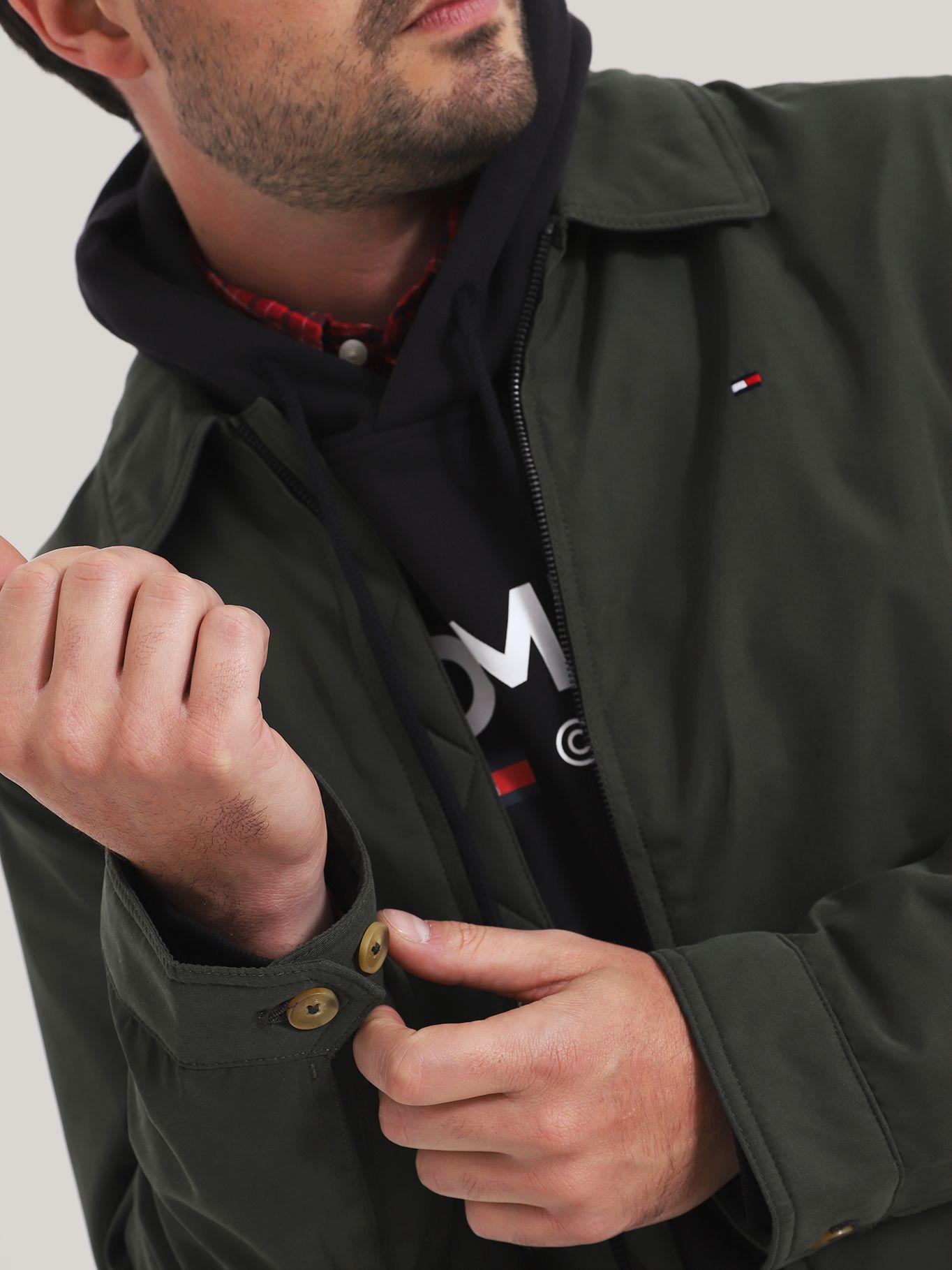 Chaqueta Classic Laydown Con Logo Verde Tommy Hilfiger-4
