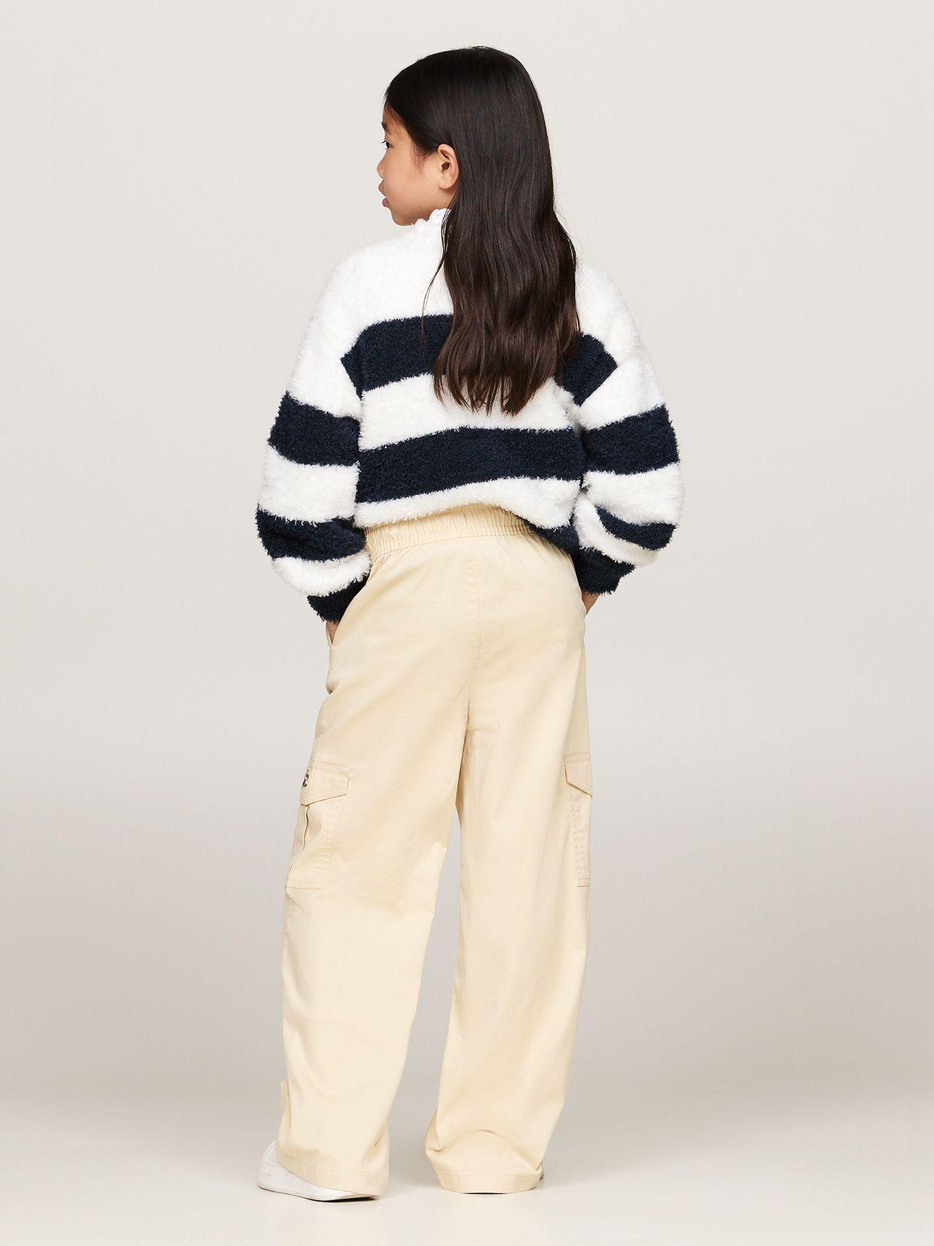 Pantalón Solid Con Pierna Ancha Beige Tommy Hilfiger-2