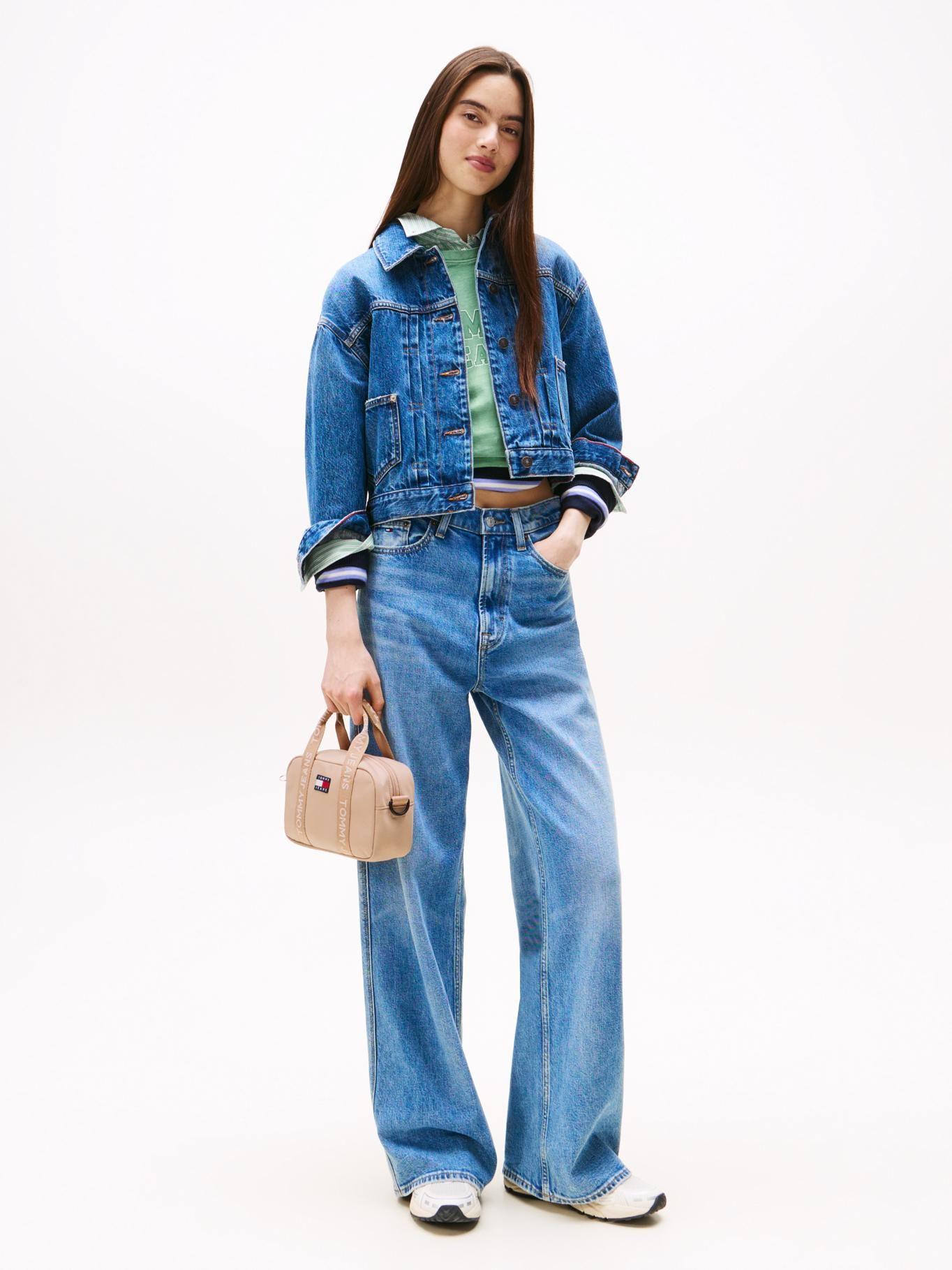 Cartera Essential Cruzada Beige Tommy Jeans-1