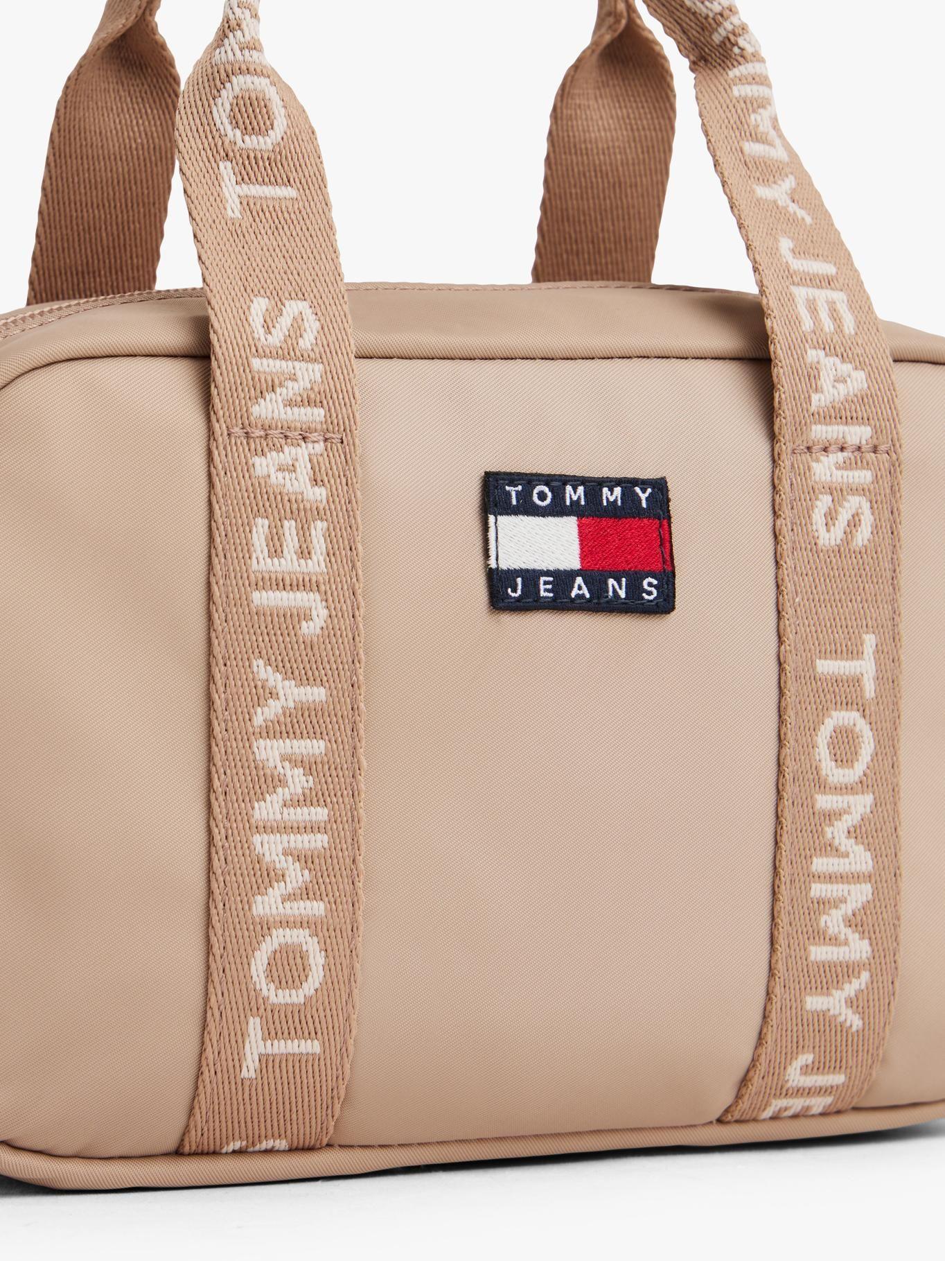 Cartera Essential Cruzada Beige Tommy Jeans-4