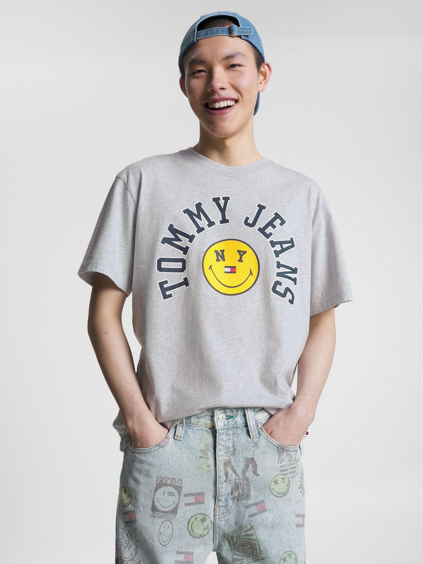 Polera Tommy Jeans X Smiley® Gris Tommy Jeans-0