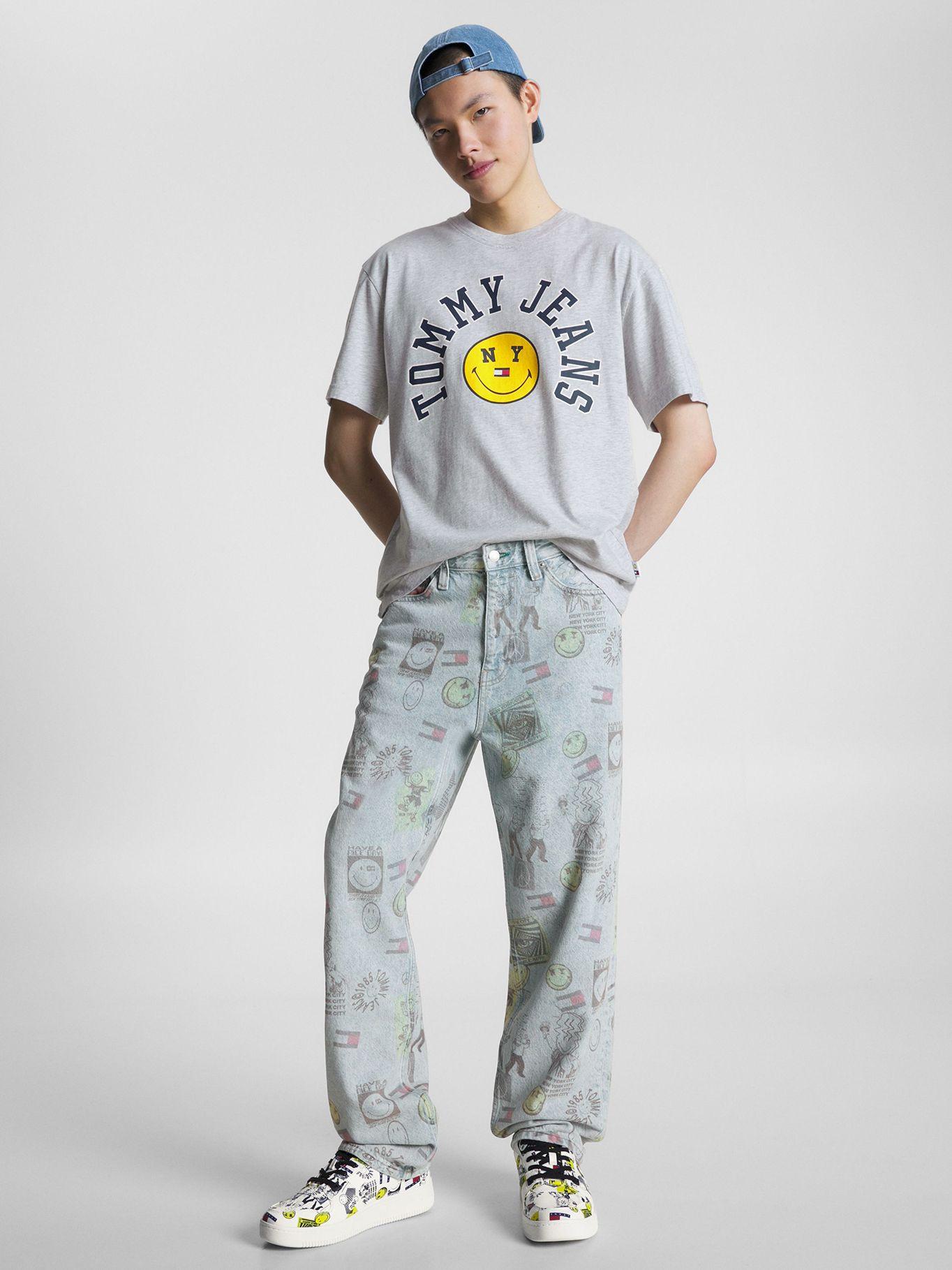 Polera Tommy Jeans X Smiley® Gris Tommy Jeans-1