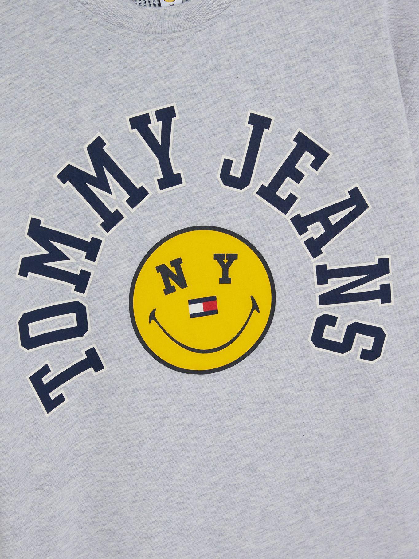 Polera Tommy Jeans X Smiley® Gris Tommy Jeans-4