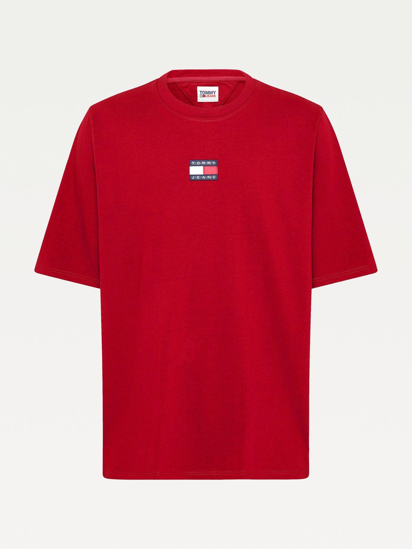 Polera Plus Center Rojo Tommy Jeans E2-3