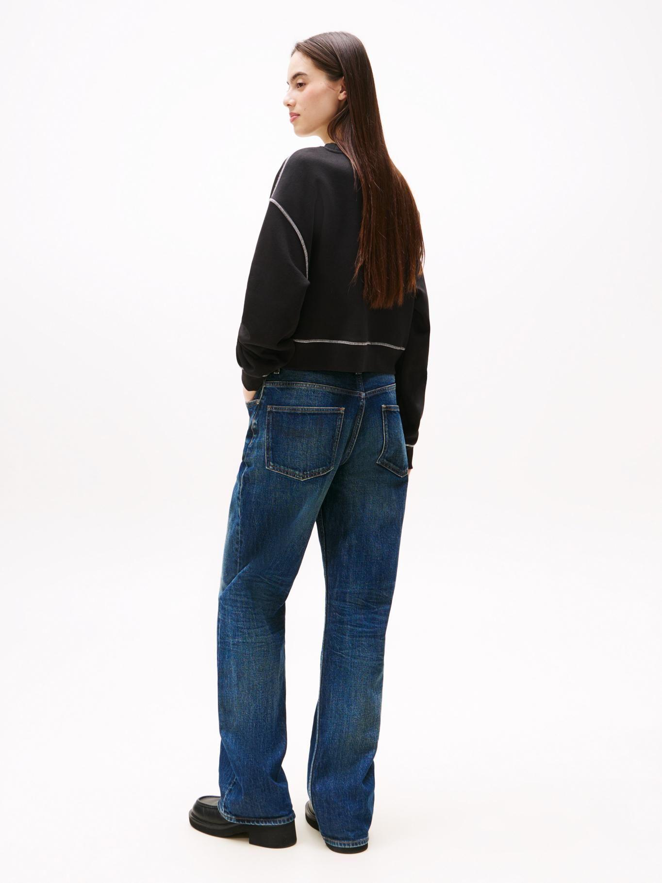 Polerón Relaxed Fit Con Logo Negro Tommy Jeans-2