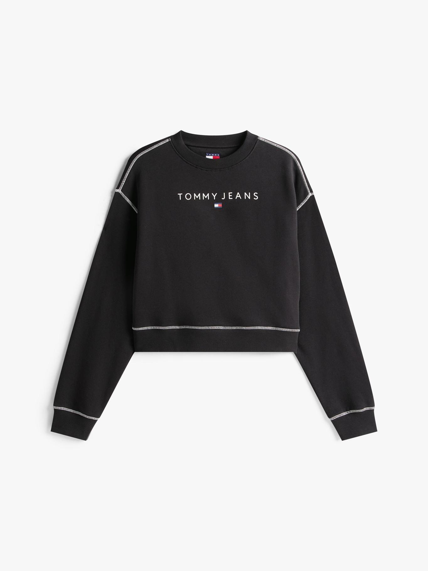 Polerón Relaxed Fit Con Logo Negro Tommy Jeans-4