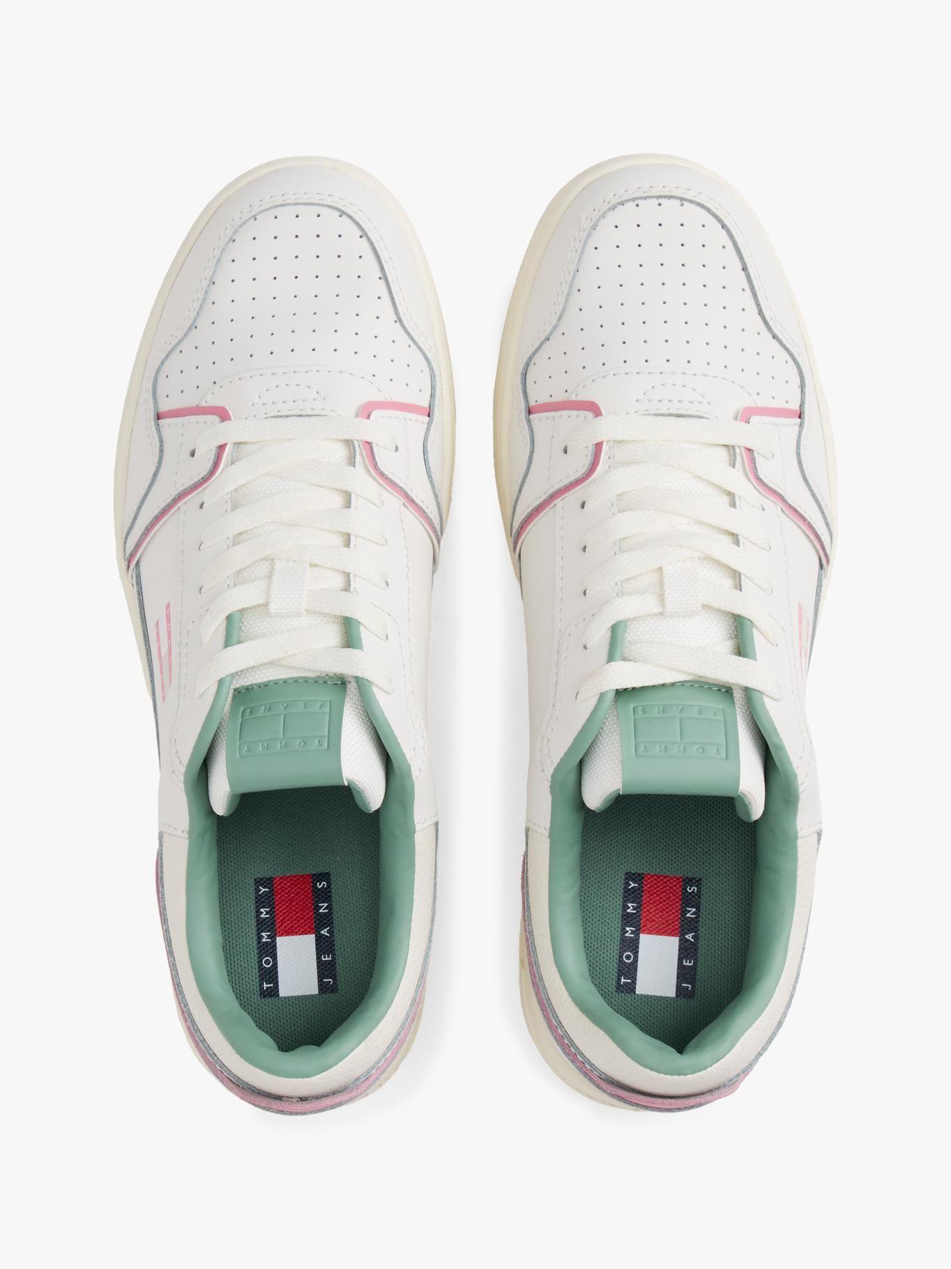 Zapatillas Retro-Basket Dentadas Blanco Tommy Jeans-3
