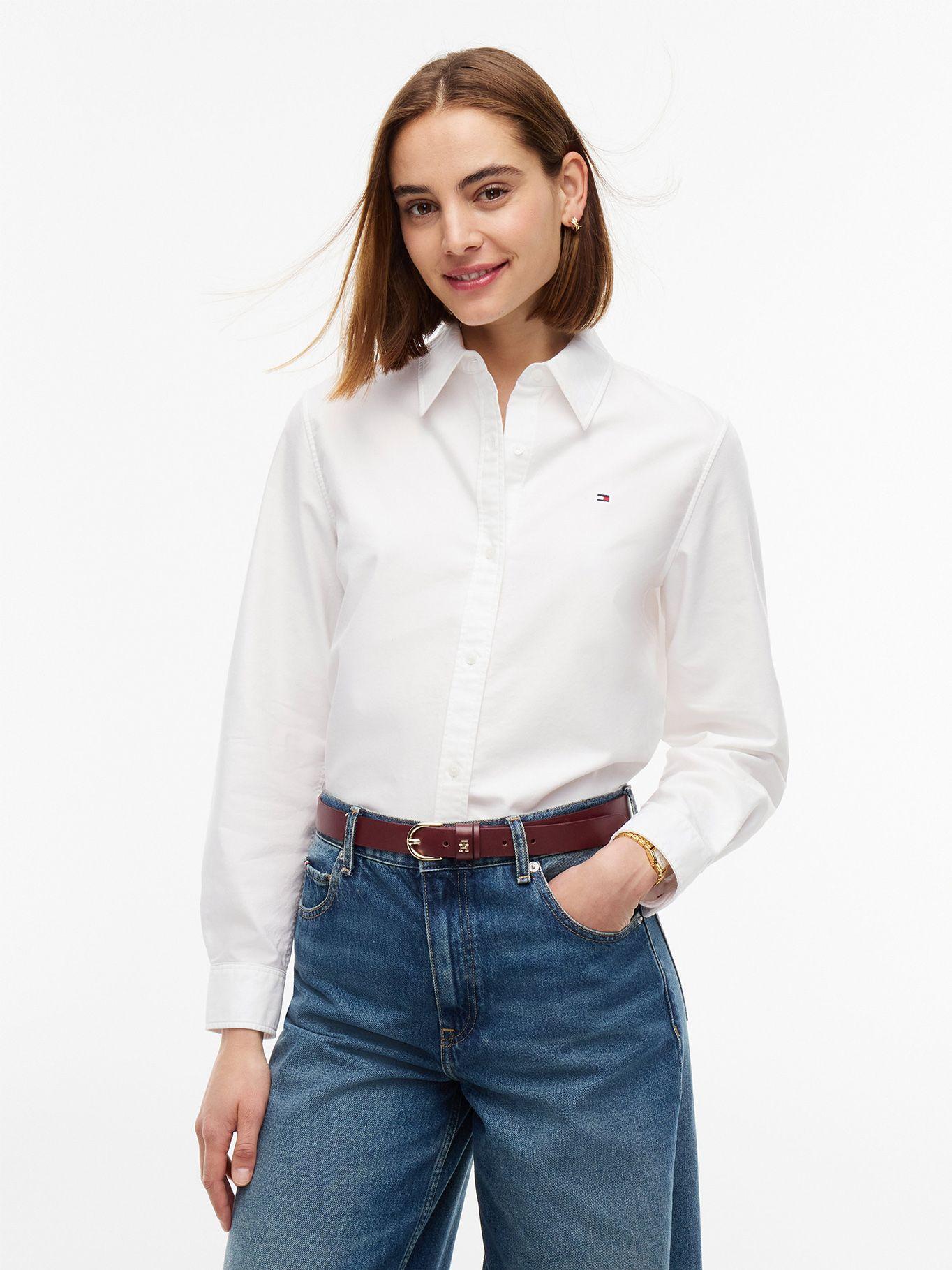 Camisa Oxford Con Logo Relaxed Fit-0