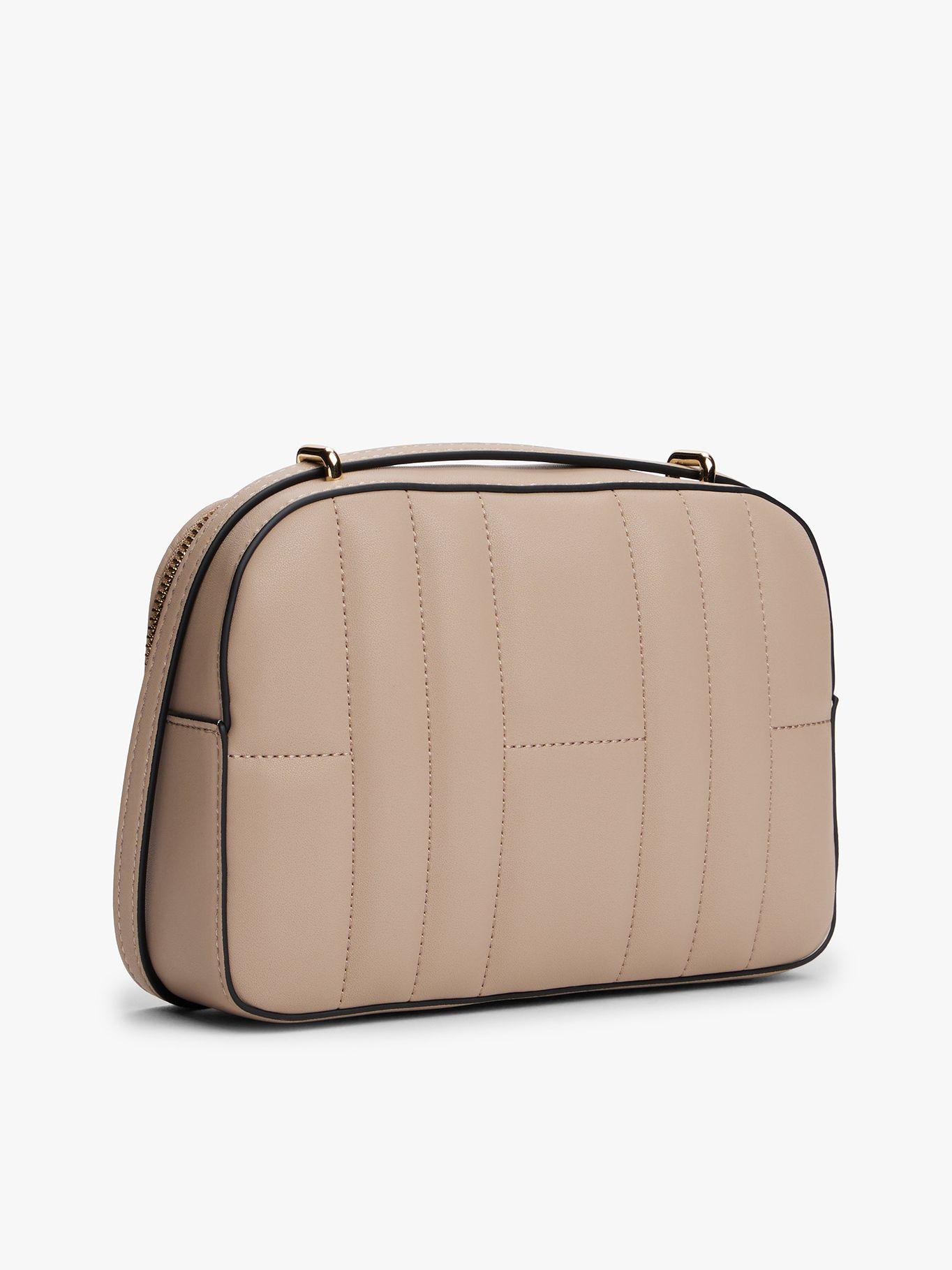 Bandolera Acolchada Con Monograma Beige Tommy Hilfiger-2