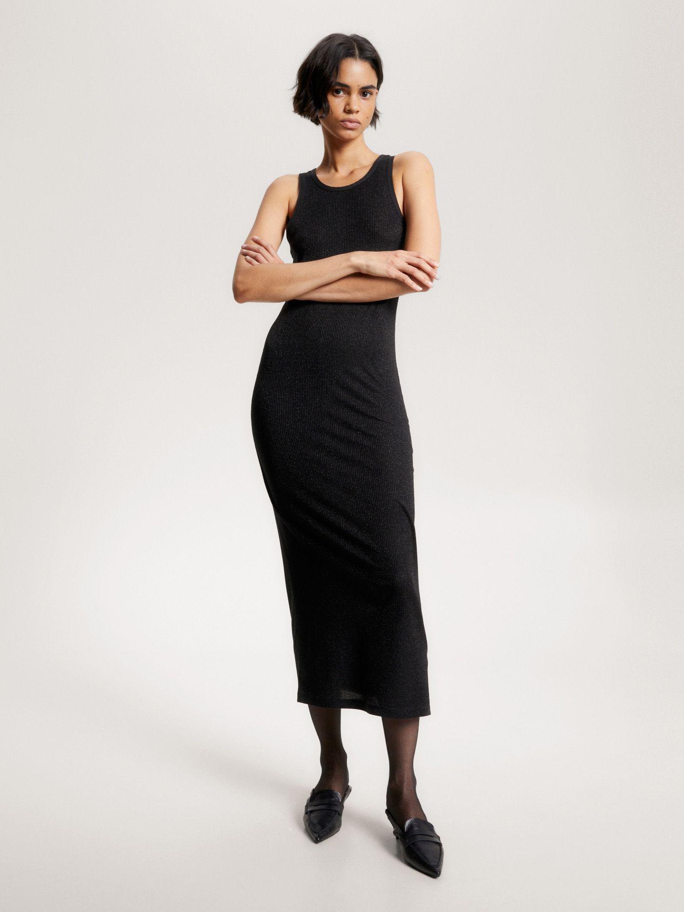 Vestido Sin Mangas Slim Fit Negro Tommy Hilfiger-0