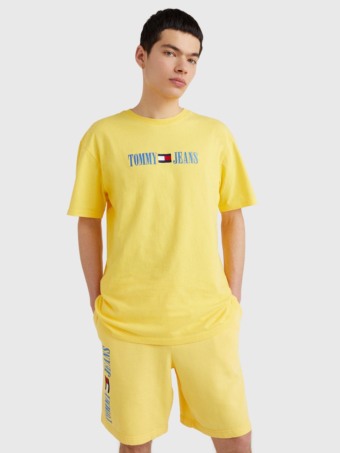 Polera Pop Logo Flag Amarillo Tommy Hilfiger-3