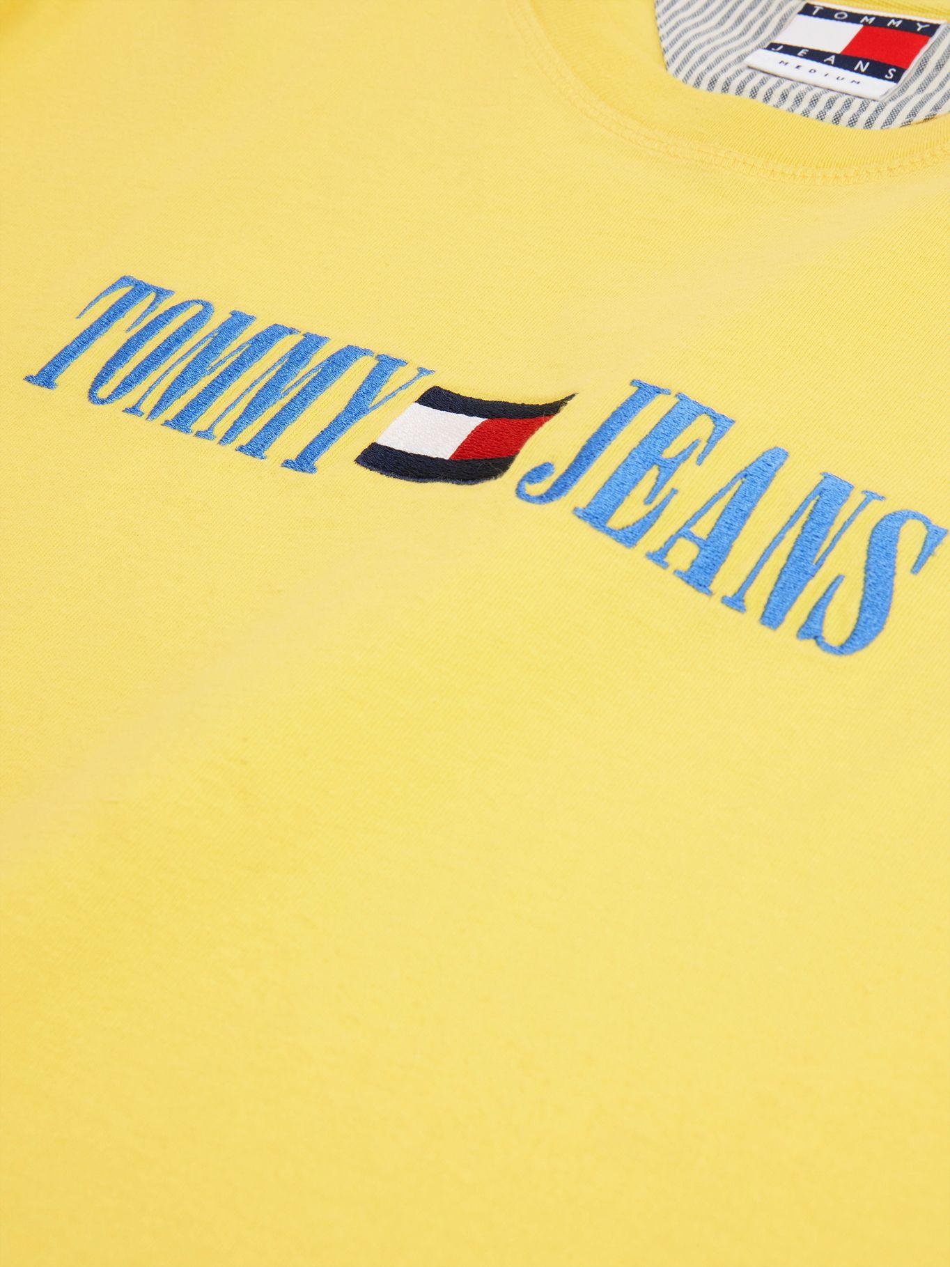 Polera Pop Logo Flag Amarillo Tommy Hilfiger-5