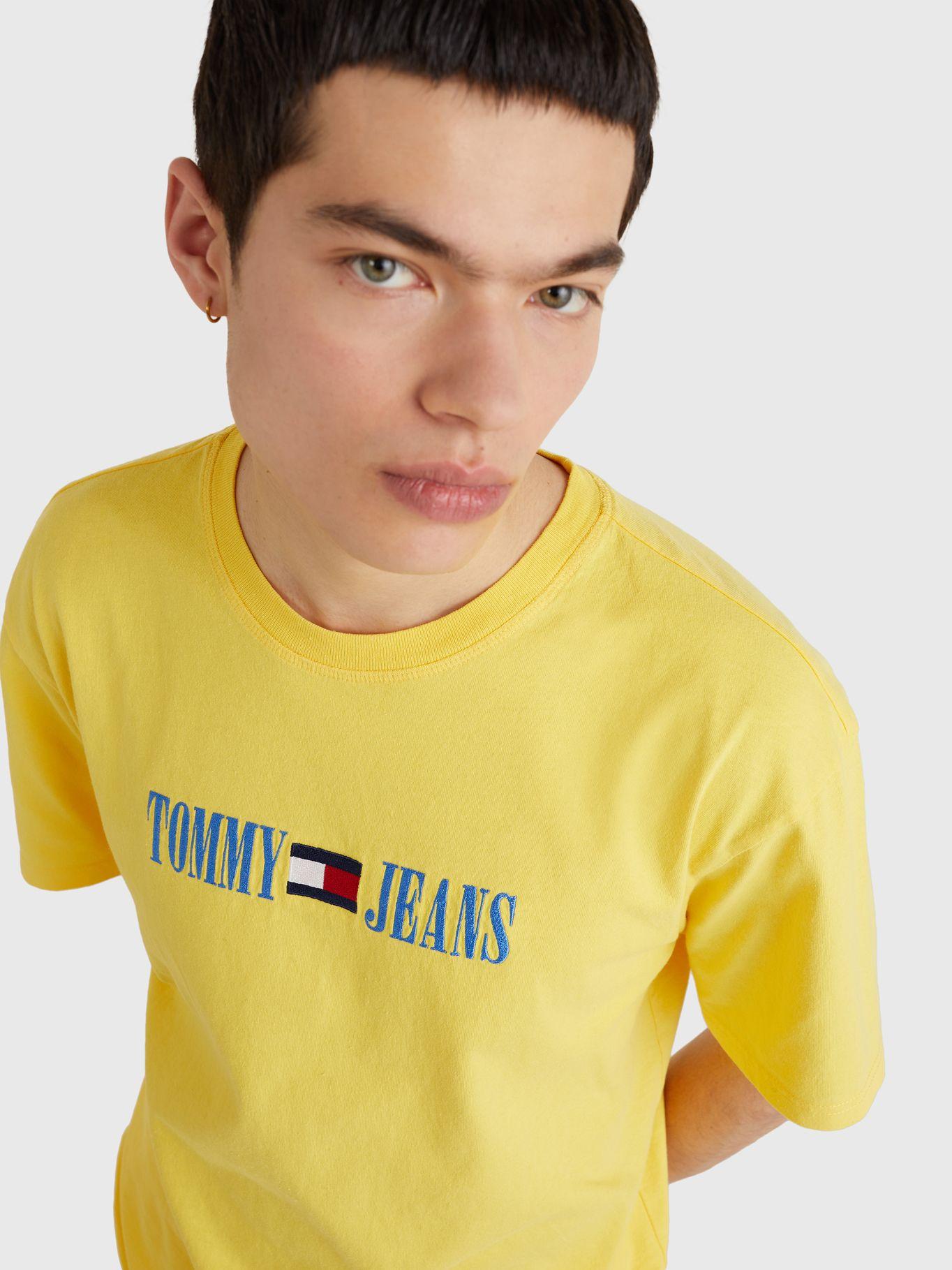 Polera Pop Logo Flag Amarillo Tommy Hilfiger-2