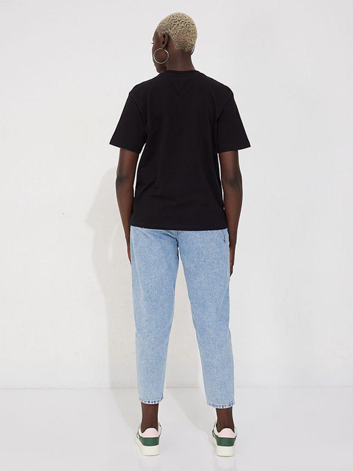Polera Relaxed Con Logo Negro Tommy Jeans-2
