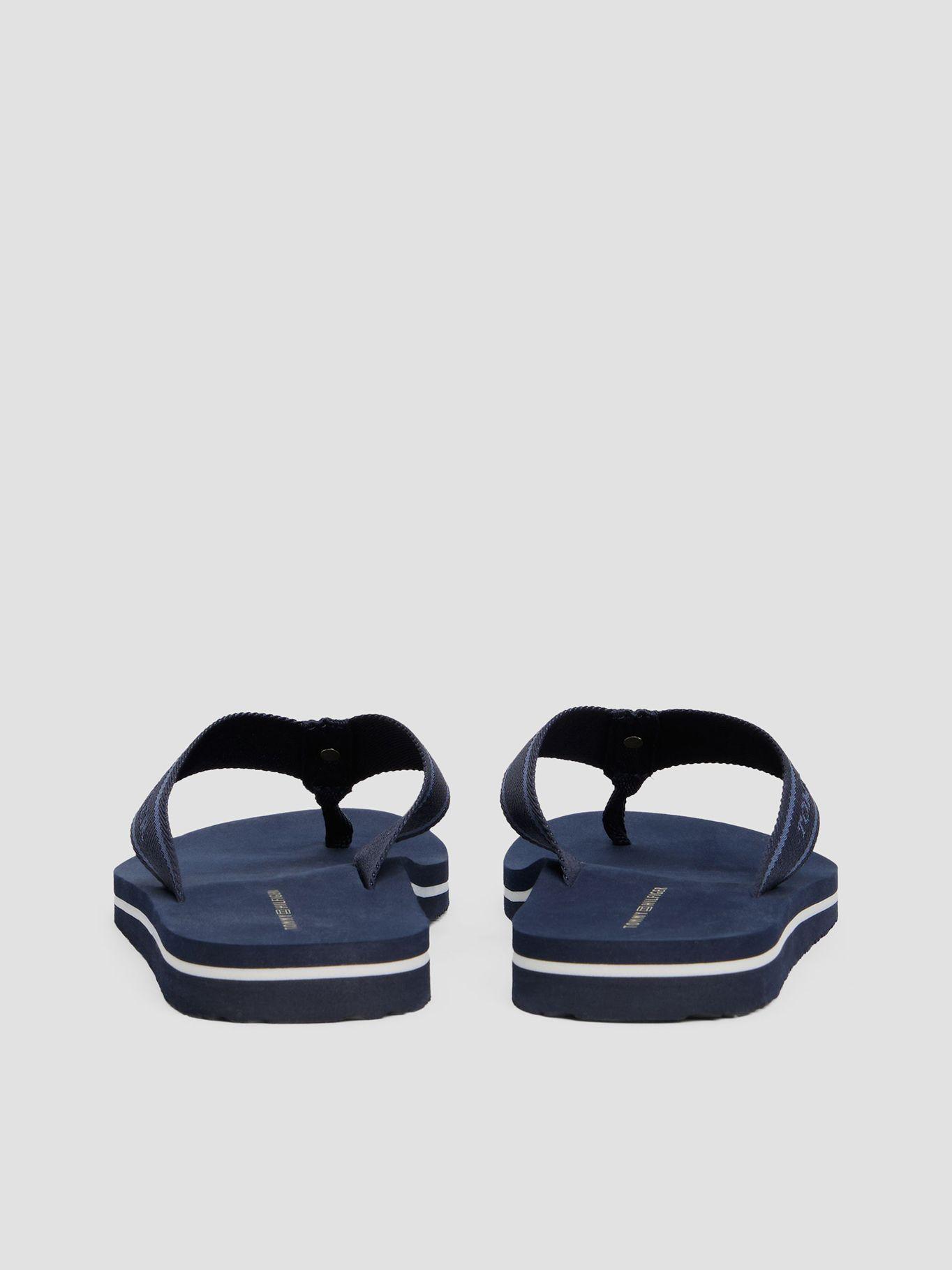 Sandalia Inscripción Tonal En Tiras Azul Tommy Hilfiger-7