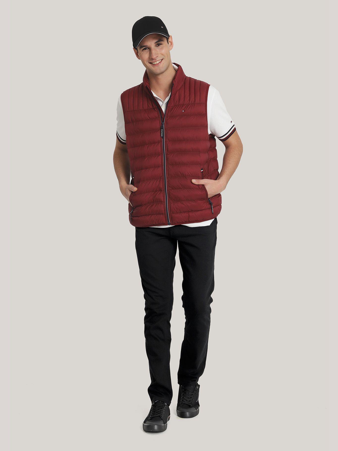 Parka Vest Light Weight Quilted Rojo Tommy Hilfiger-1