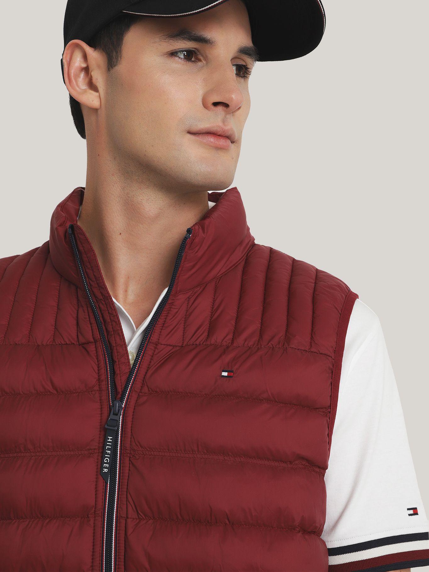 Parka Vest Light Weight Quilted Rojo Tommy Hilfiger-3
