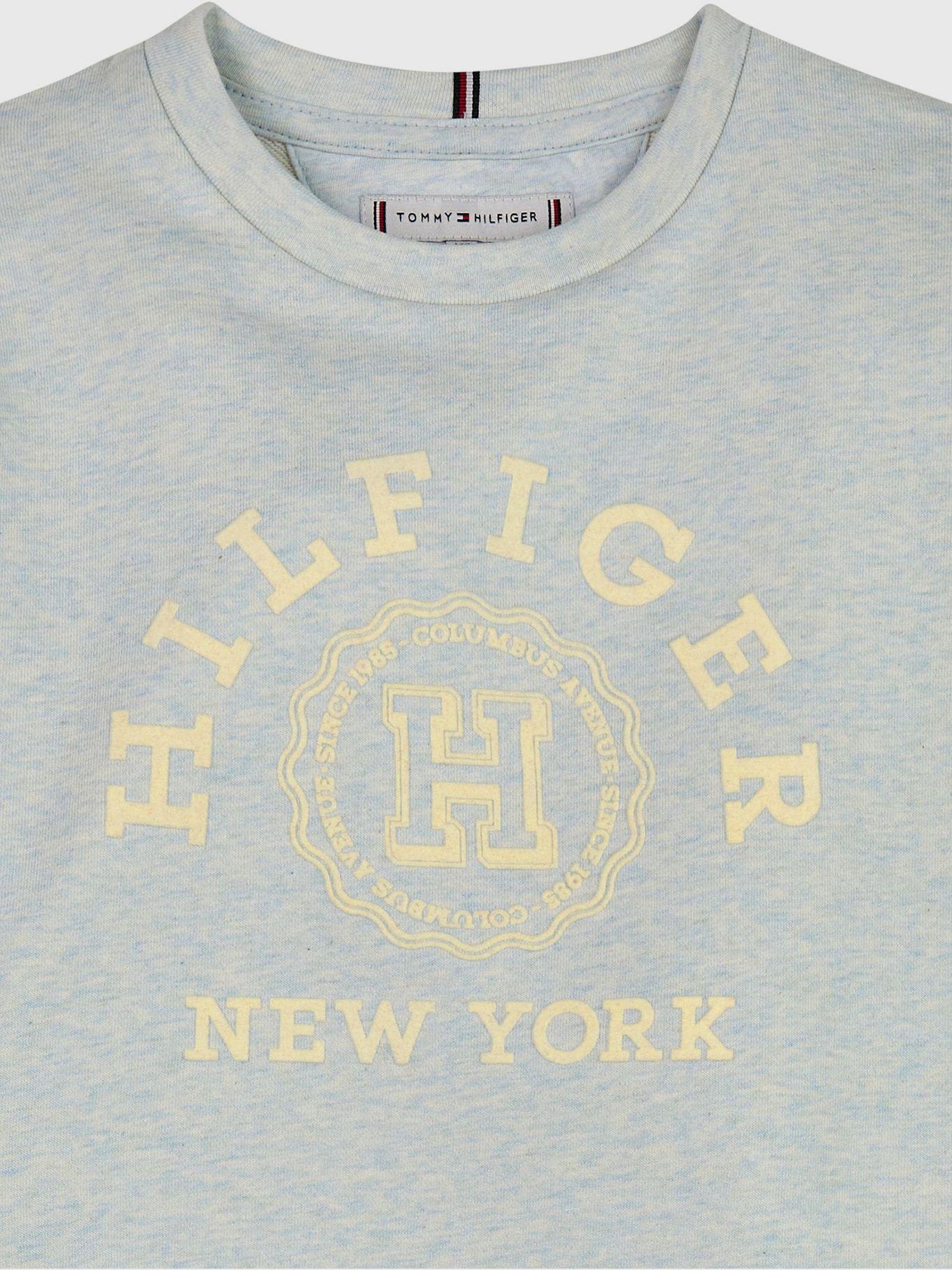 Vestido De Niña Logo Monogram Azul Tommy Hilfiger-2
