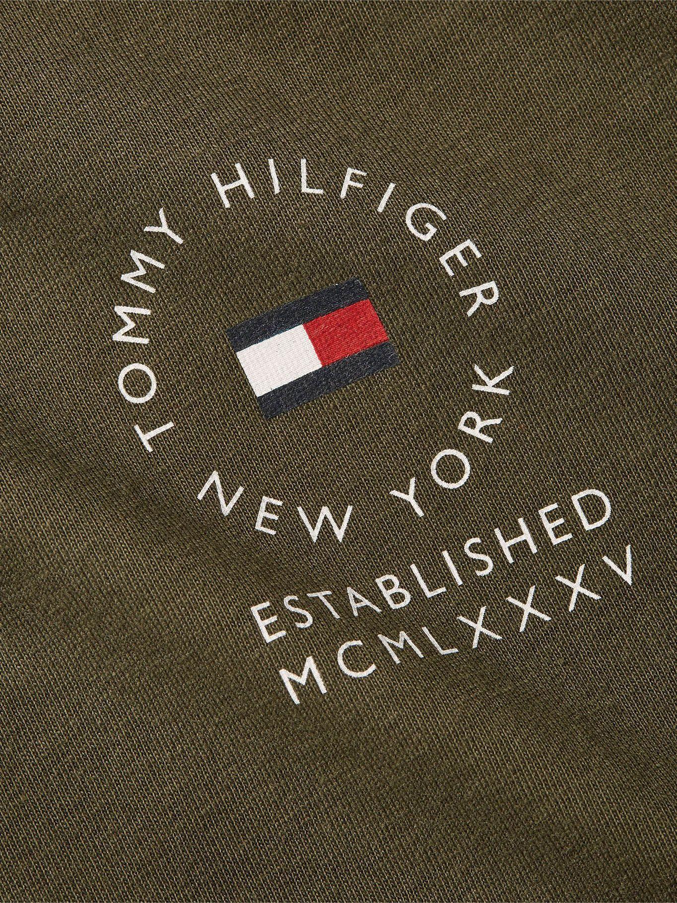 Polera Small Circle Logo Verde Tommy Hilfiger-2