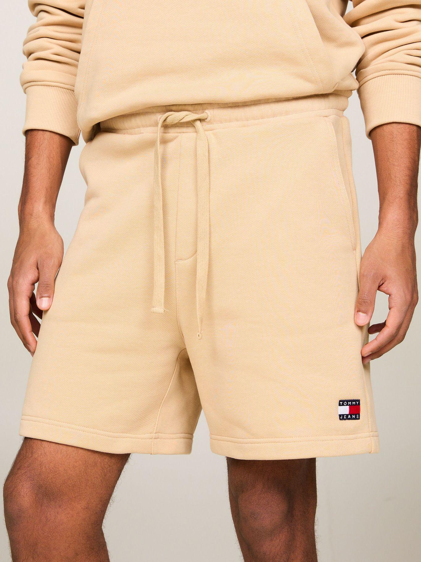 Short De Chándal Con Parche De Tommy Beige Tommy Jeans-0