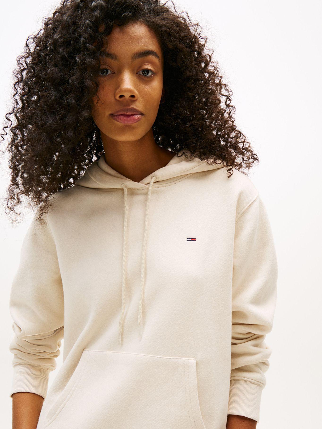 Polerón Hoodie Flag Logo Beige ACH Tommy Jeans-3