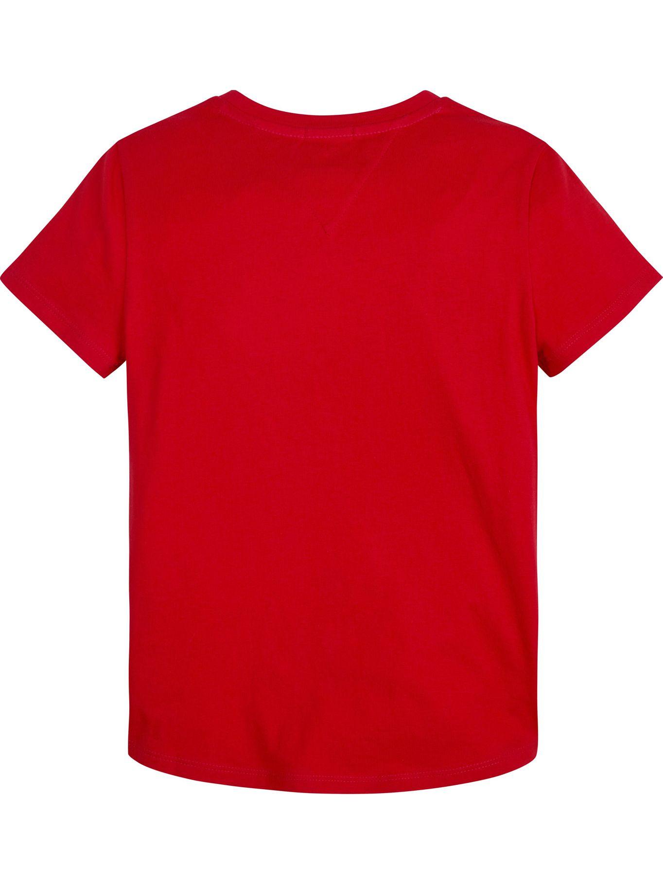 Polera Essential Con Logo Script Rojo Tommy Hilfiger-1