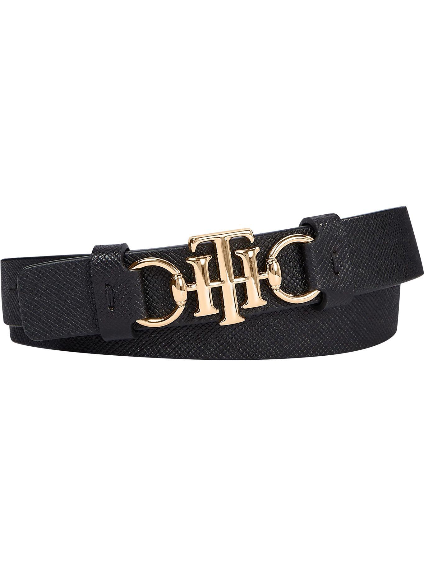 Cinturón Club De Cuero Orgánico Negro Tommy Hilfiger-0