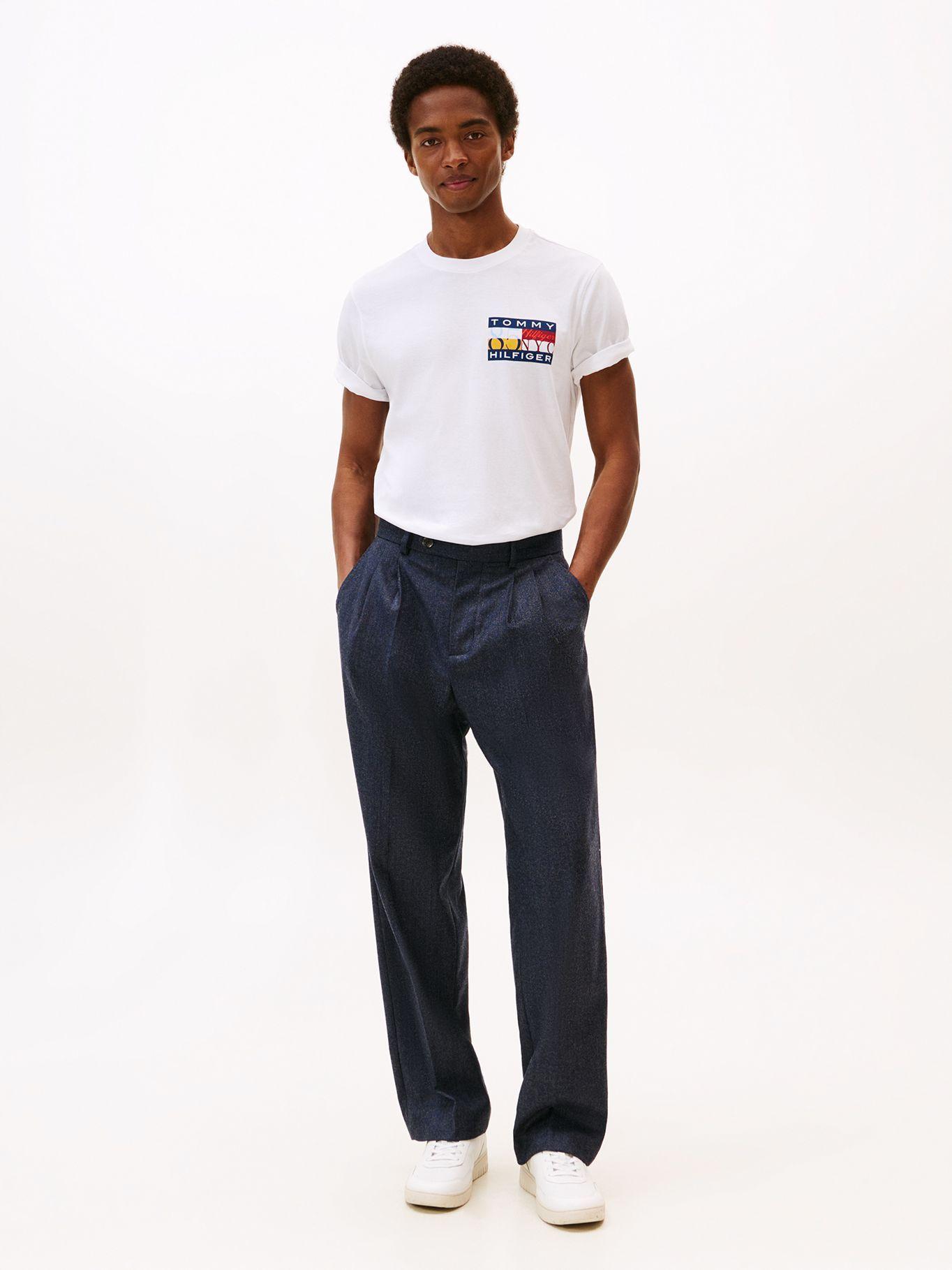 Polera Colour Flag  Logo Blanco Tommy Hilfiger-1