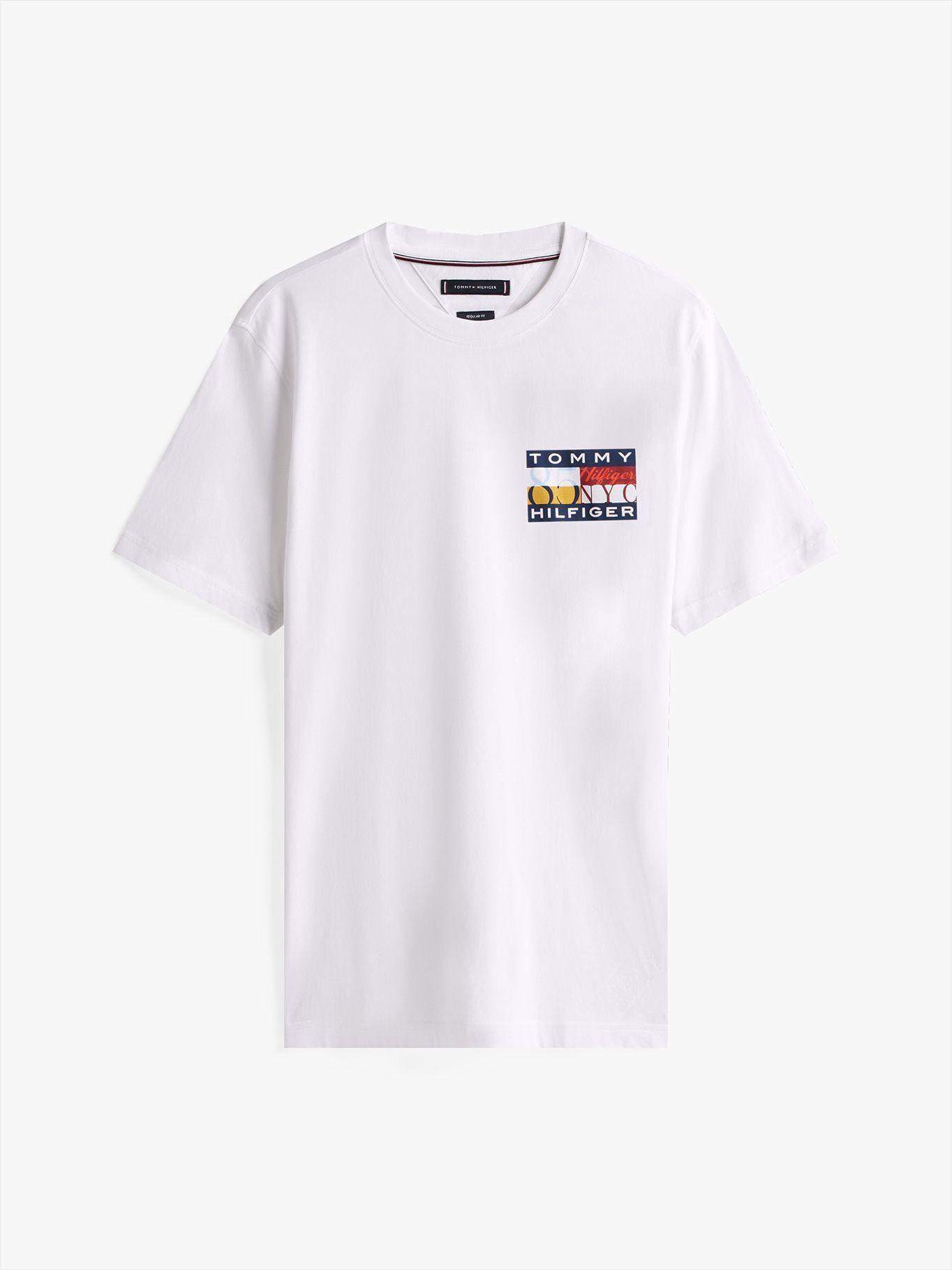 Polera Colour Flag  Logo Blanco Tommy Hilfiger-4