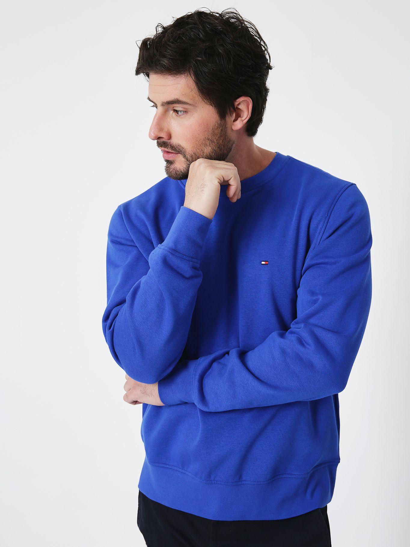 Polerón Essentials C-Neck Azul Tommy Hilfiger-0