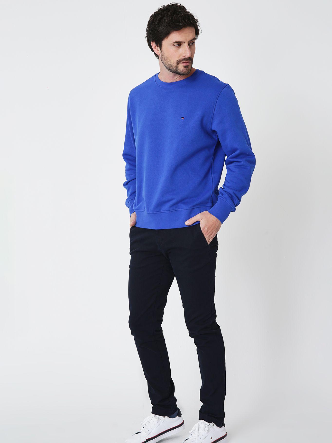Polerón Essentials C-Neck Azul Tommy Hilfiger-2
