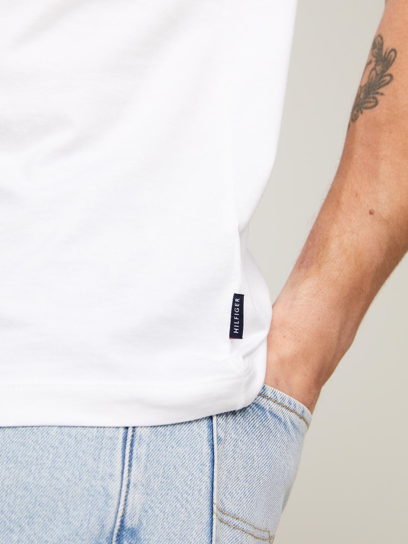 Polera Logo Archive Regular Fit Blanco Tommy Hilfiger-4