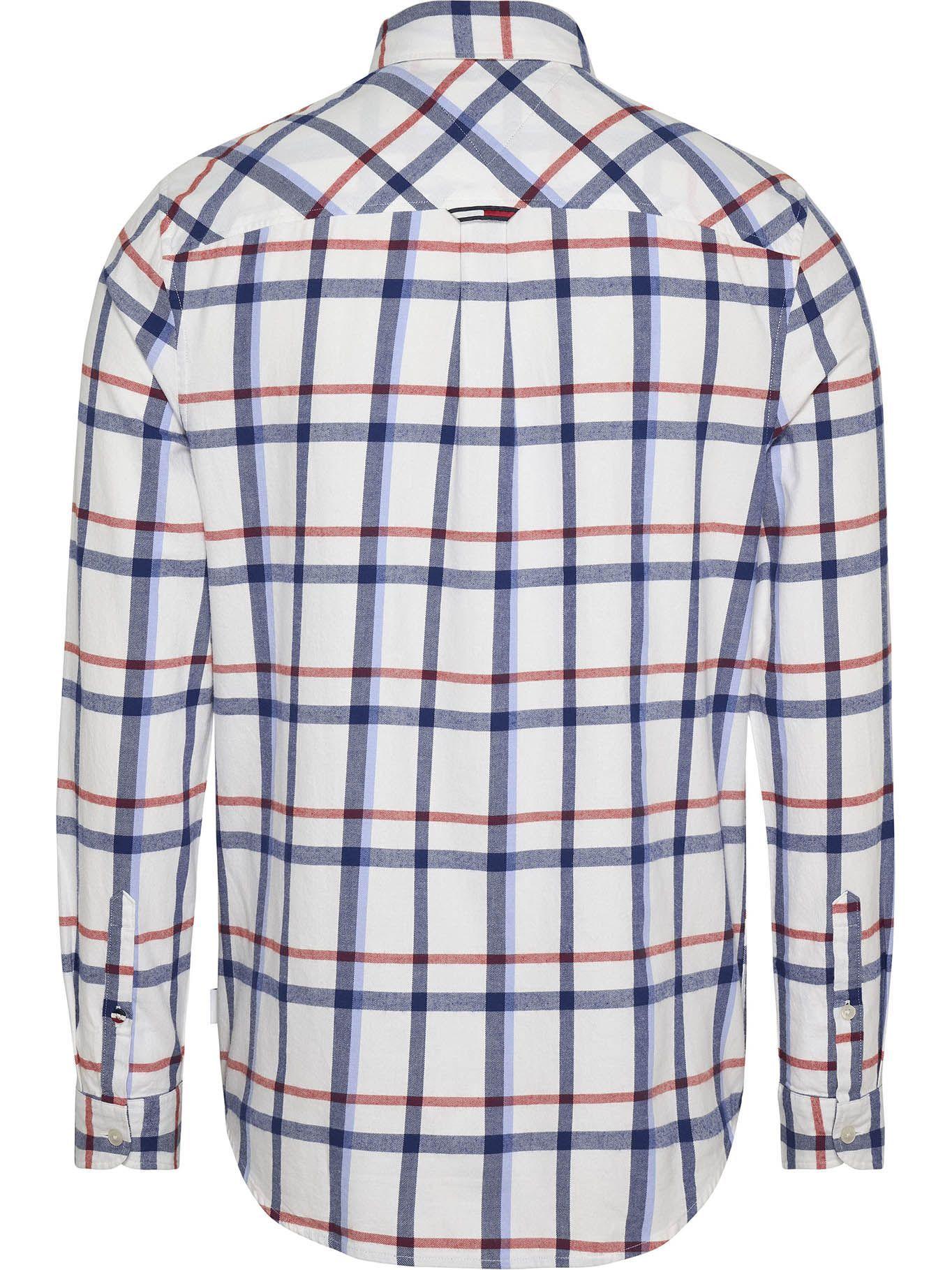 Camisa Essential Check Blanco Tommy Hilfiger-1