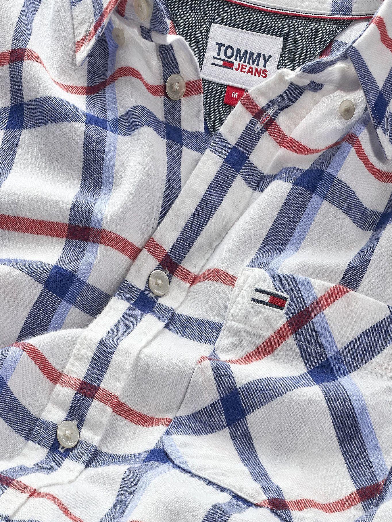 Camisa Essential Check Blanco Tommy Hilfiger-2